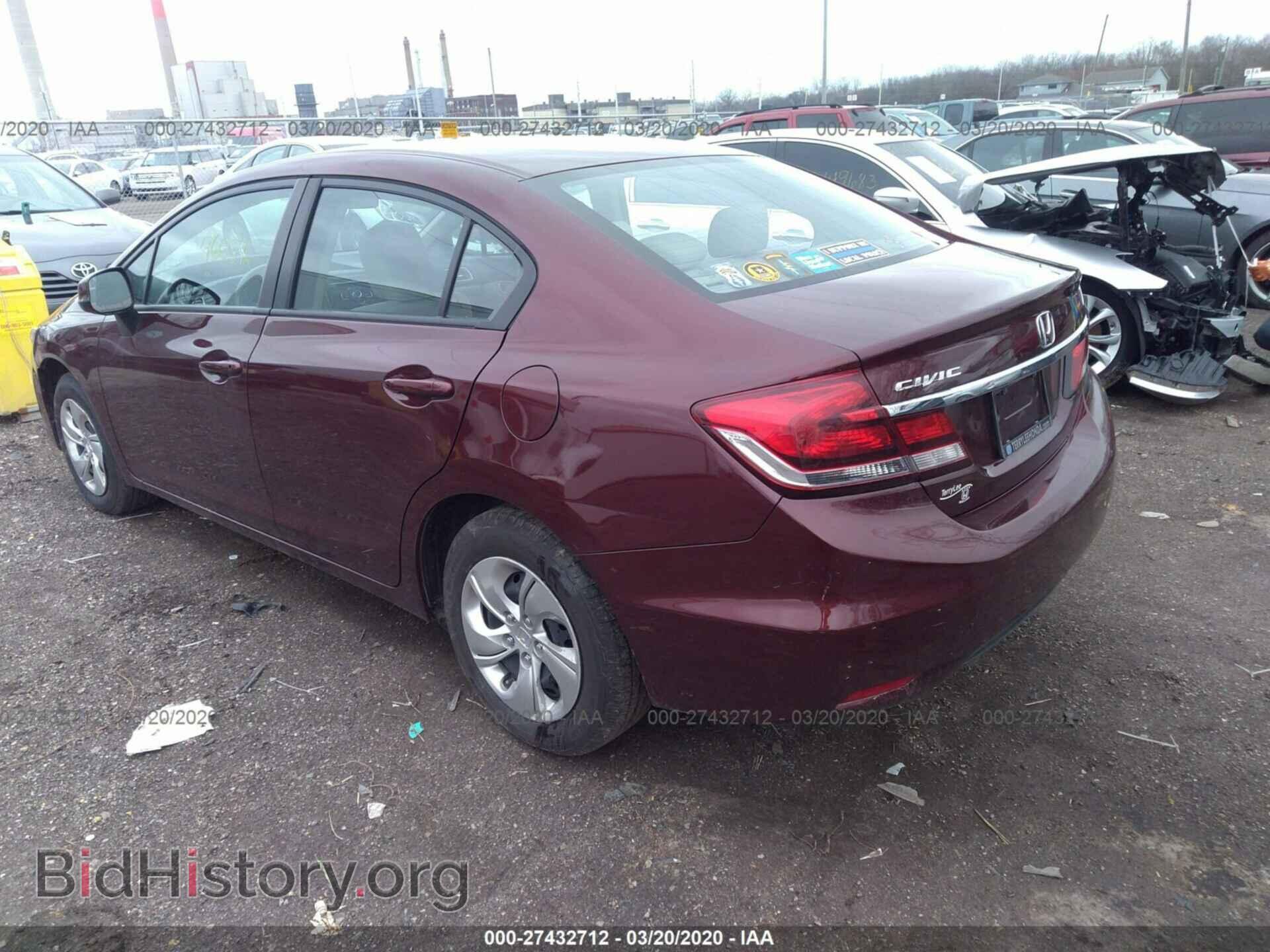 2013 HONDA CIVIC - VIN: 19XFB2F50DE083672 - Фото 3