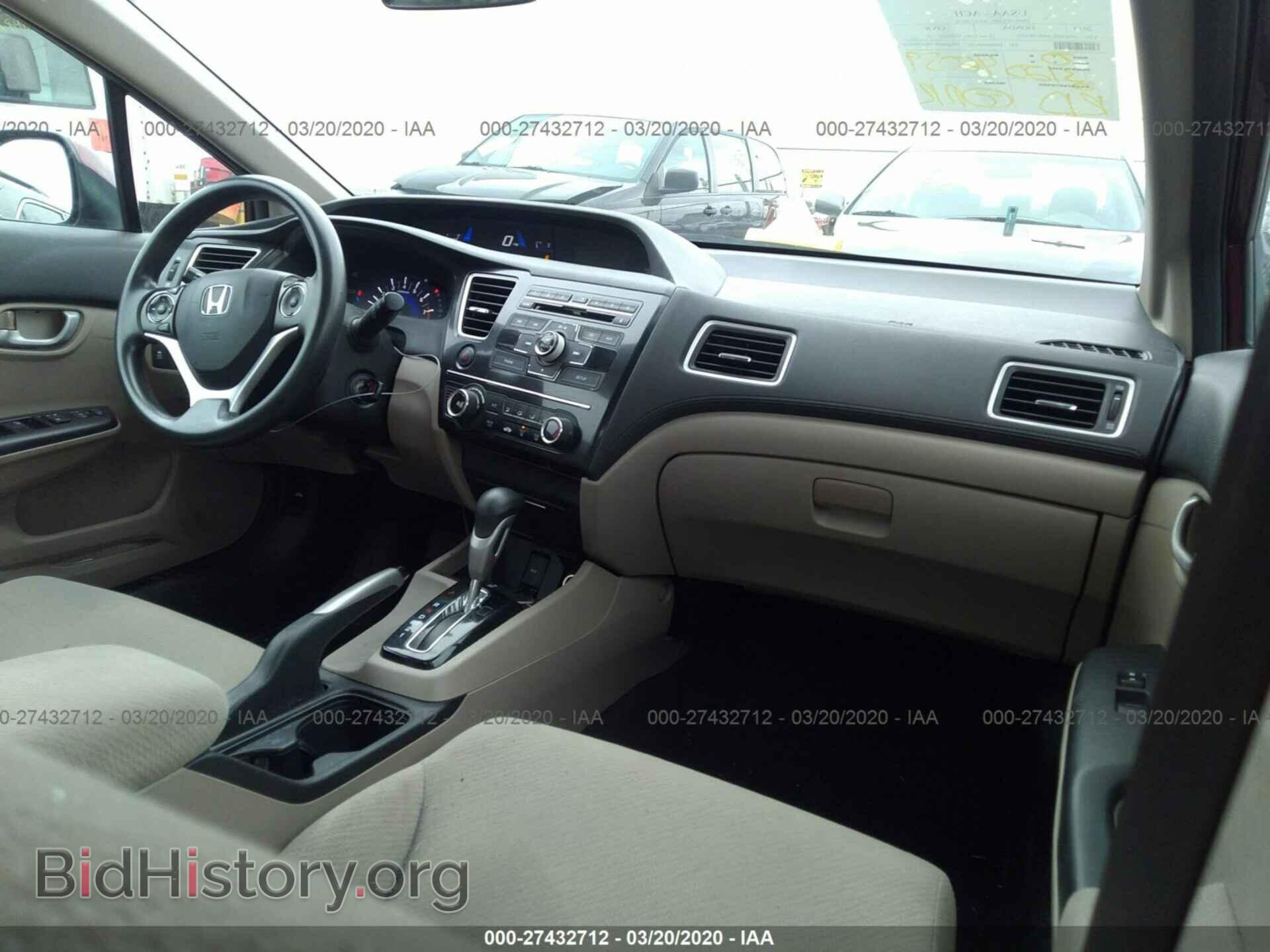 2013 HONDA CIVIC - VIN: 19XFB2F50DE083672 - Фото 5
