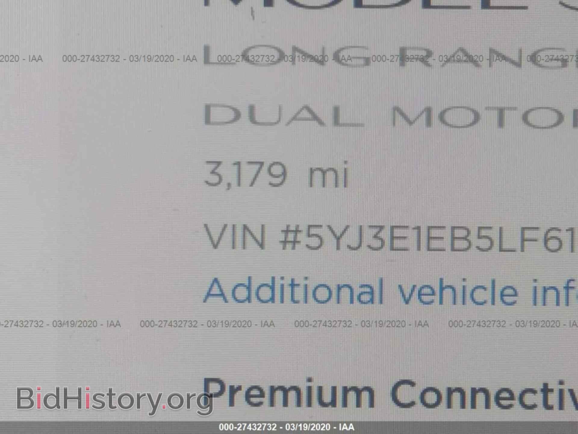 2020 TESLA MODEL 3 - VIN: 5YJ3E1EB5LF617432 - Фото 7