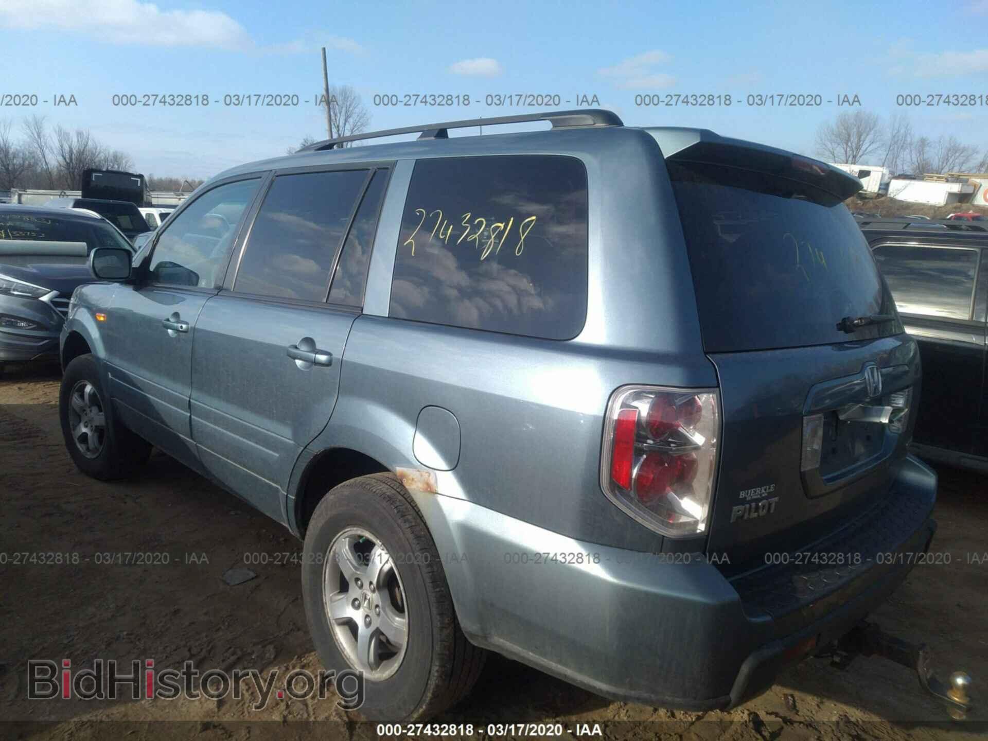 2006 HONDA PILOT - VIN: 2HKYF18406H553788 - Фото 3