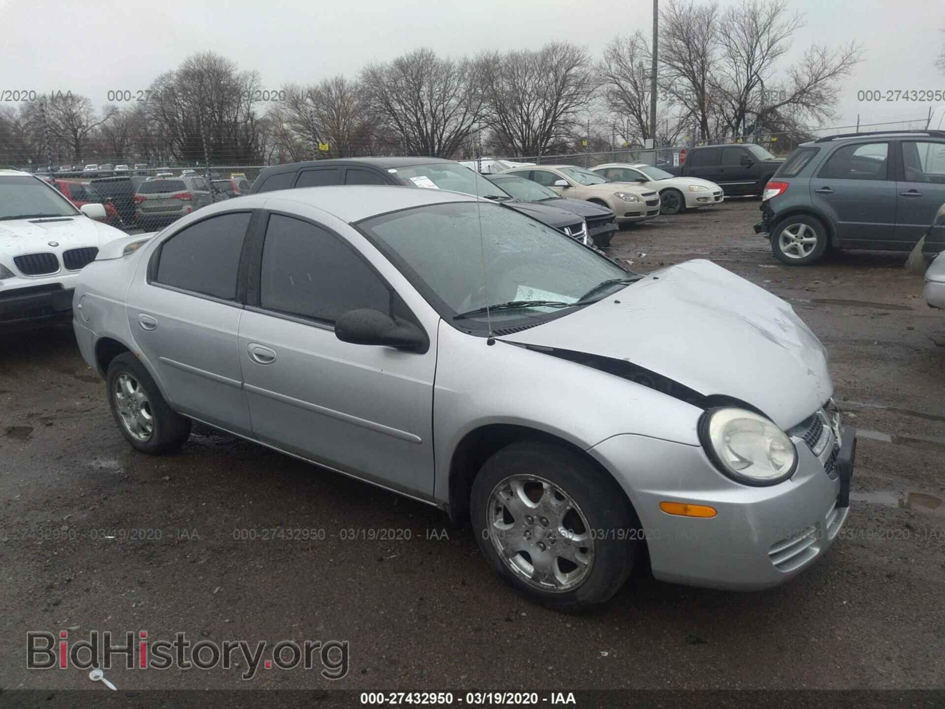 Фотография 1B3ES56C15D217833 - DODGE NEON 2005