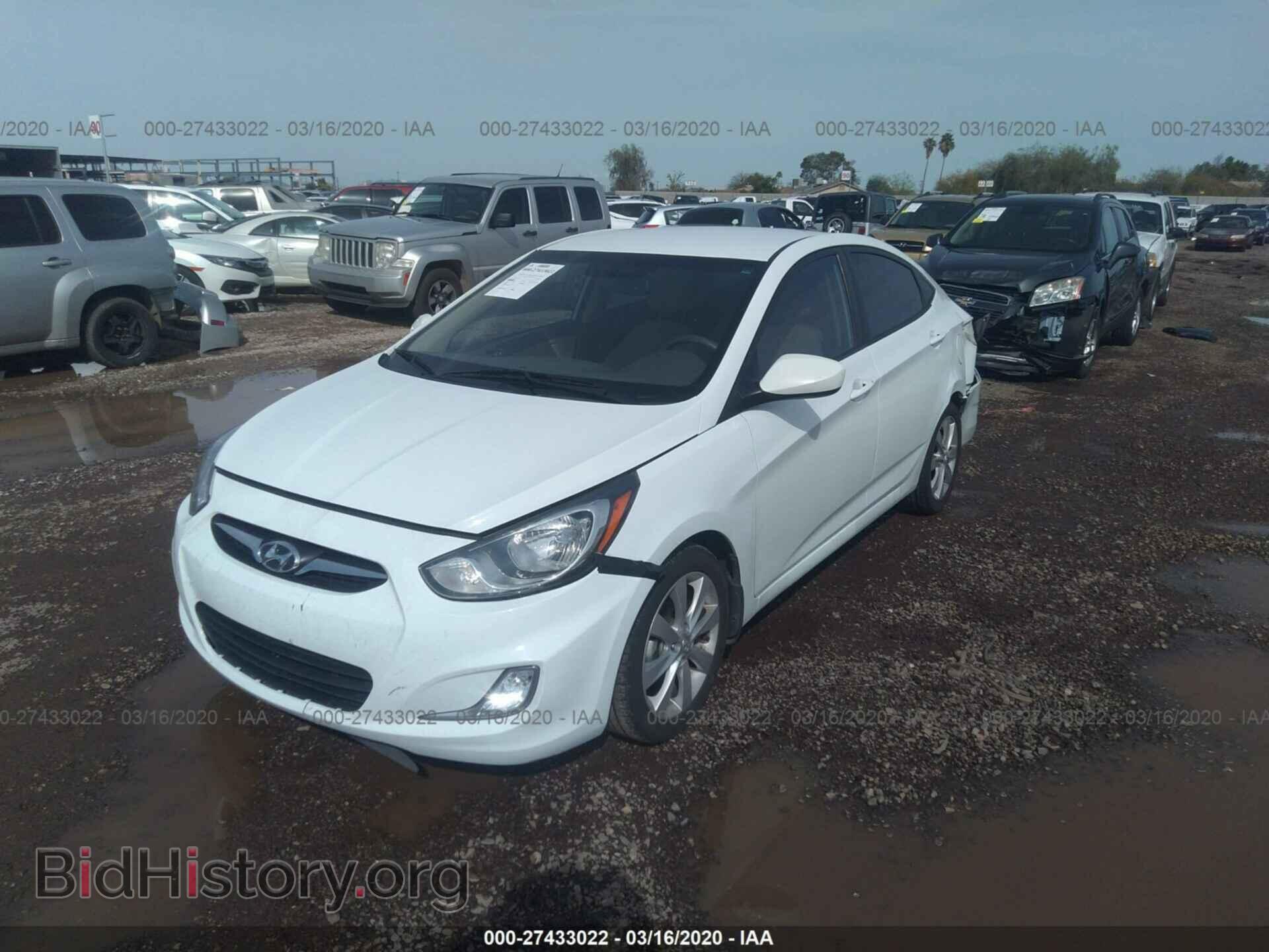 2013 HYUNDAI ACCENT - VIN: KMHCU4AE1DU425014 - Фото 2