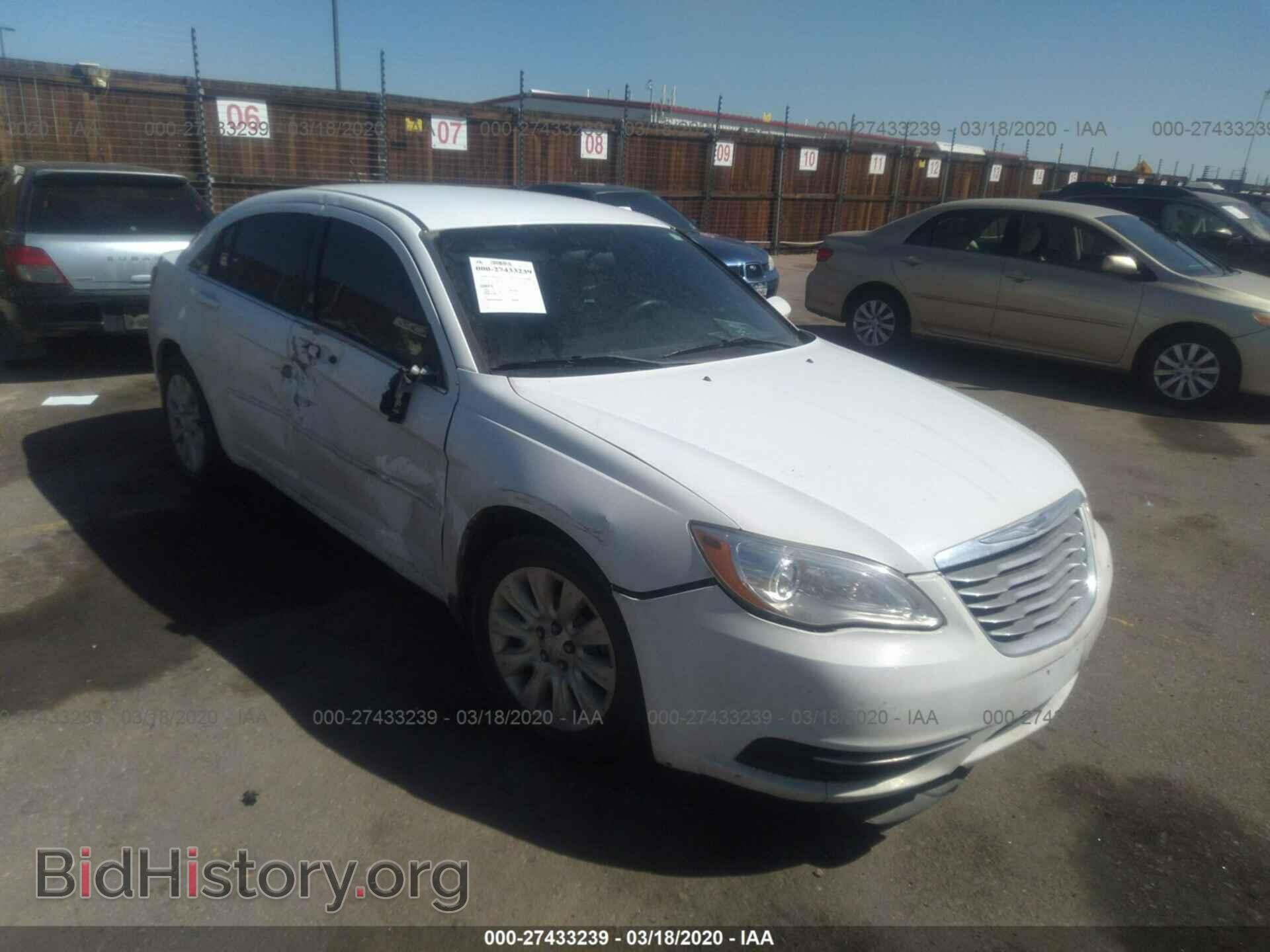 Фотография 1C3CCBAB7CN271424 - CHRYSLER 200 2012