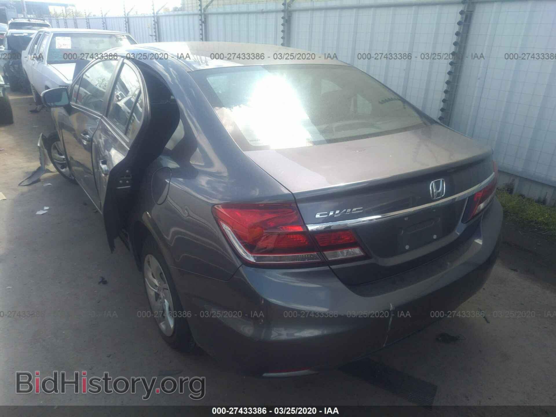 2014 HONDA CIVIC - VIN: 19XFB2F55EE248472 - Фото 3