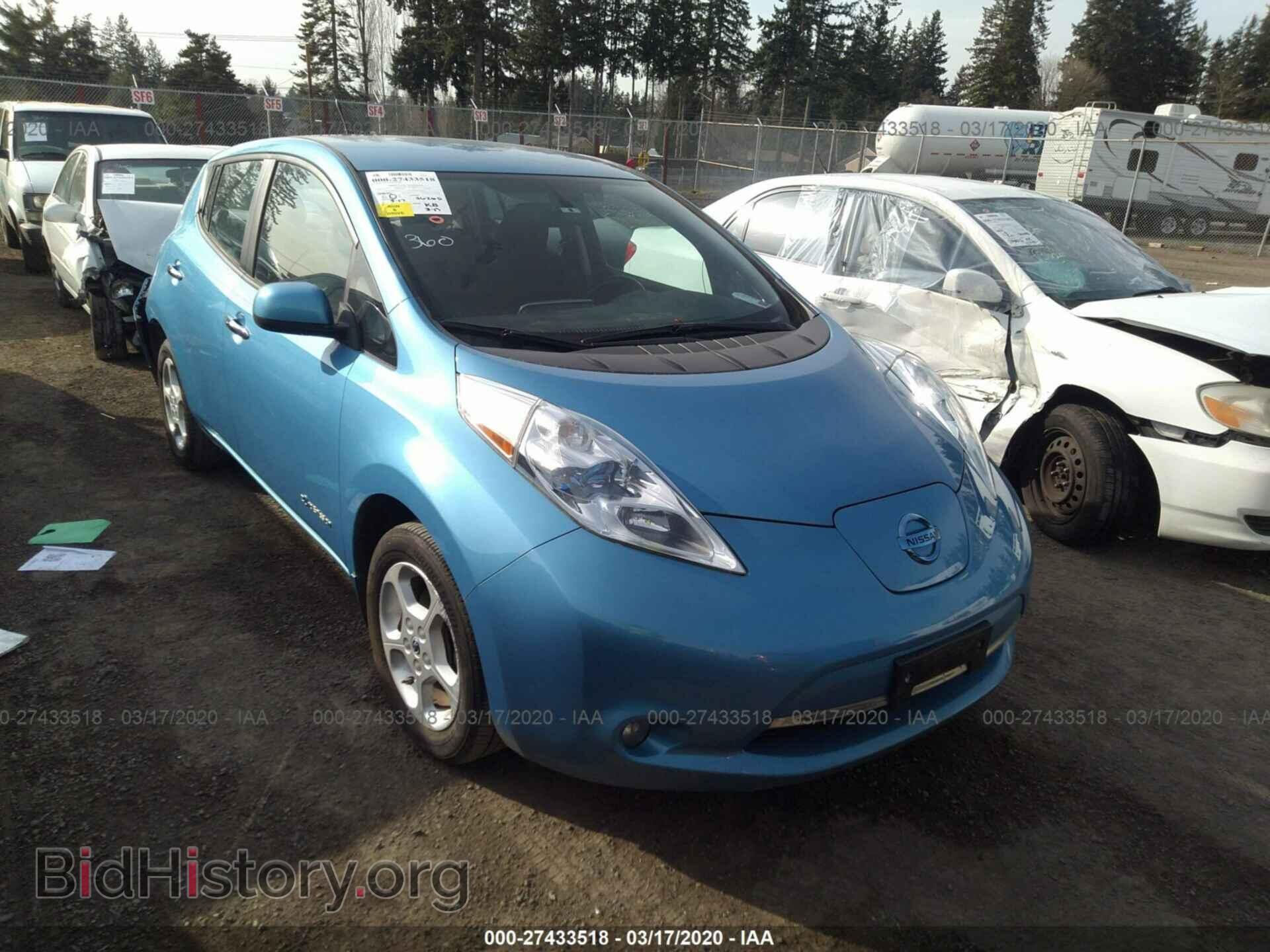 Фотография 1N4AZ0CP9DC406159 - NISSAN LEAF 2013