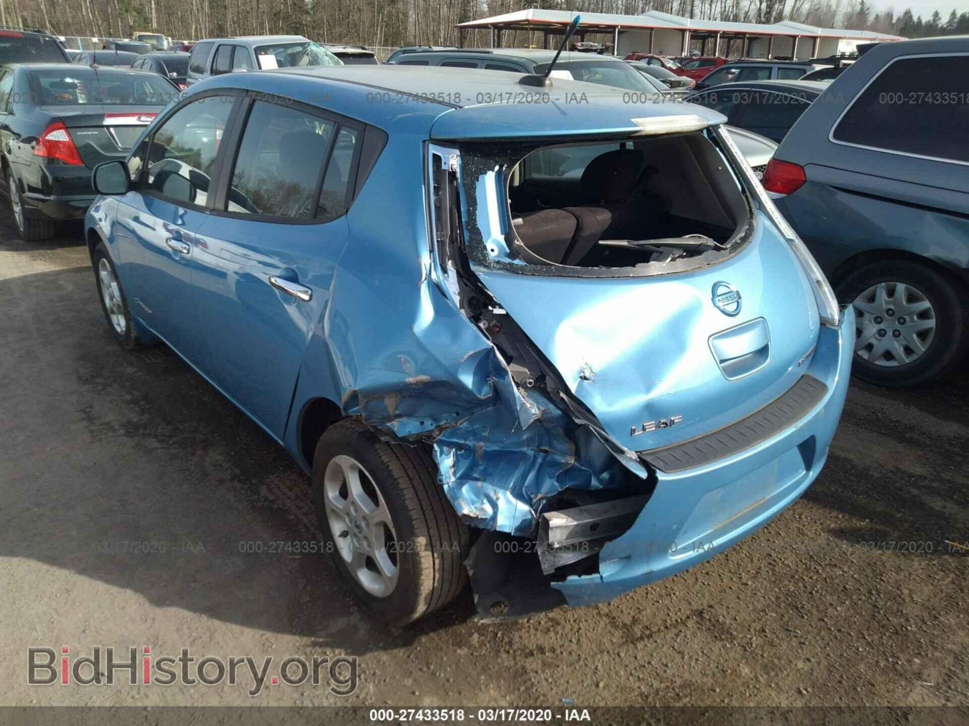 2013 NISSAN LEAF - VIN: 1N4AZ0CP9DC406159 - Фото 3