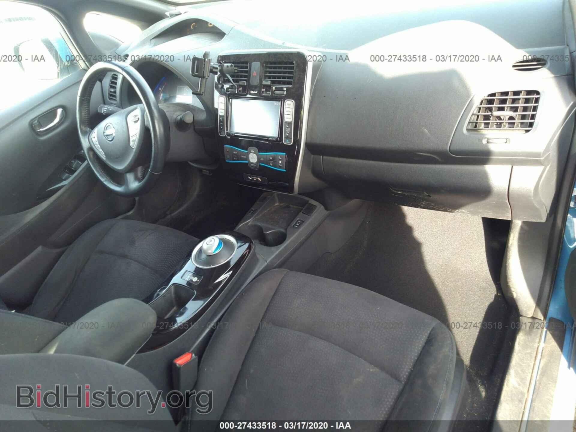 2013 NISSAN LEAF - VIN: 1N4AZ0CP9DC406159 - Фото 5