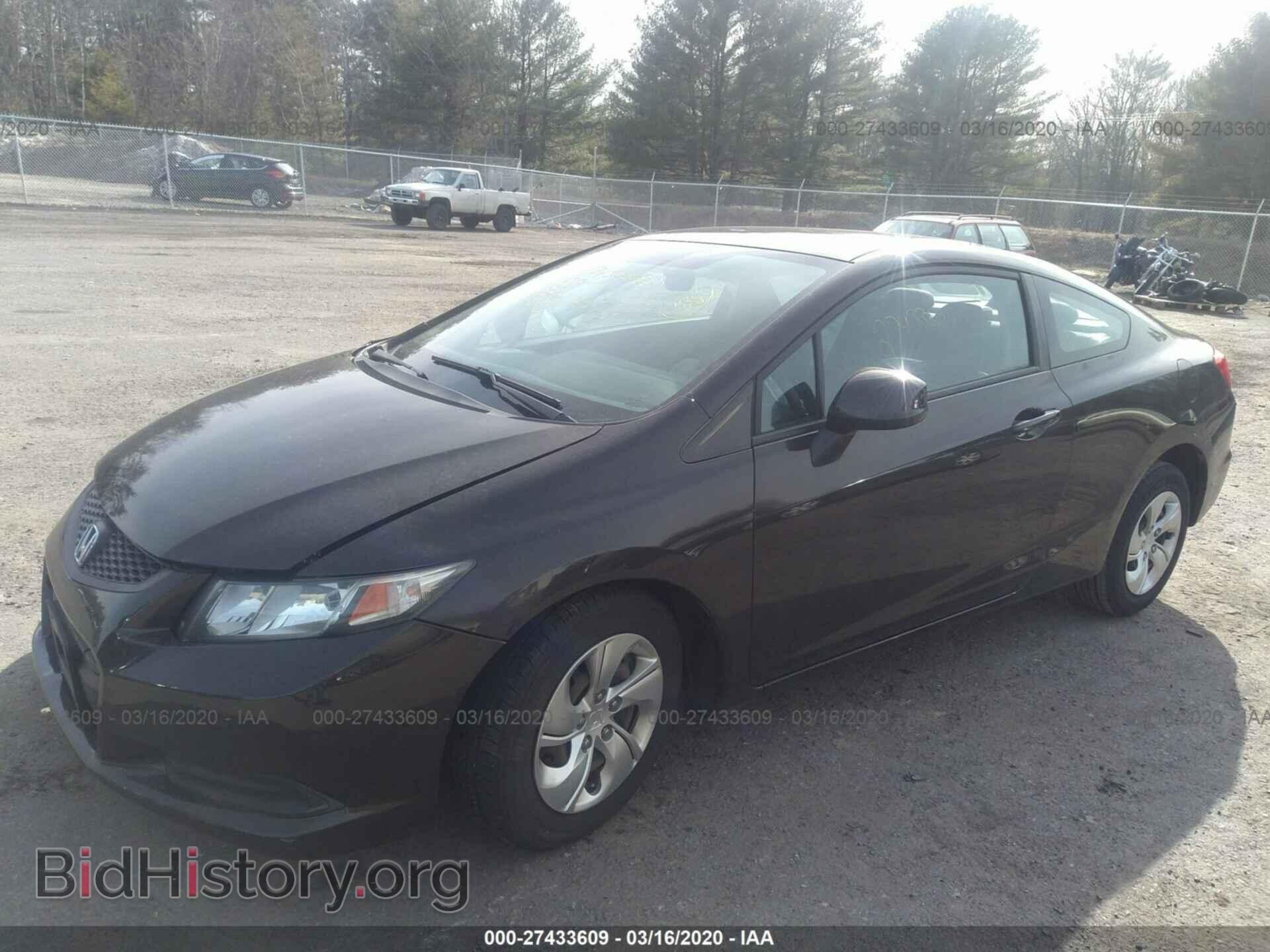 2013 HONDA CIVIC - VIN: 2HGFG3B51DH525457 - Фото 2