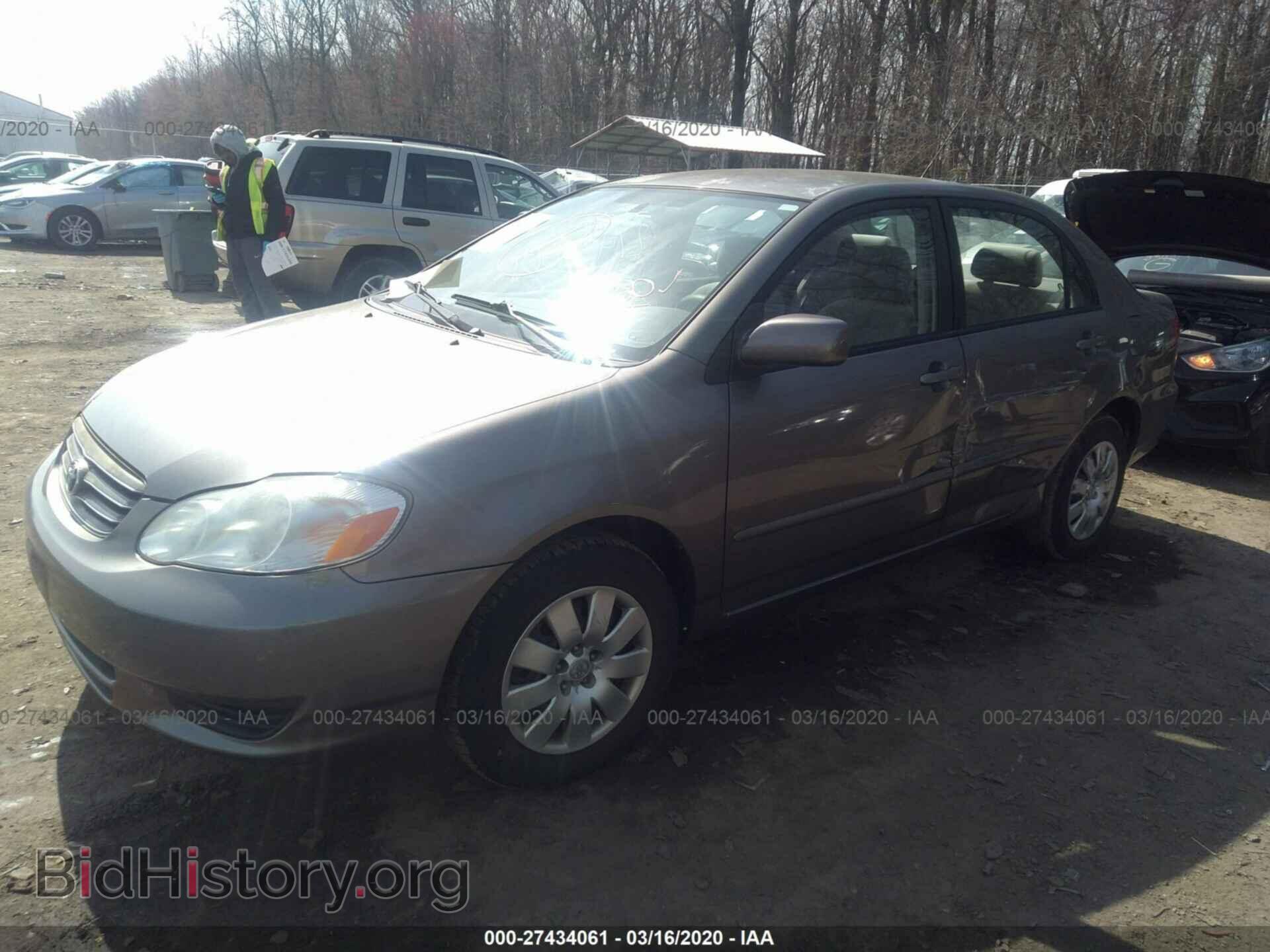 2003 TOYOTA COROLLA - VIN: 2T1BR32E33C092272 - Photo 2