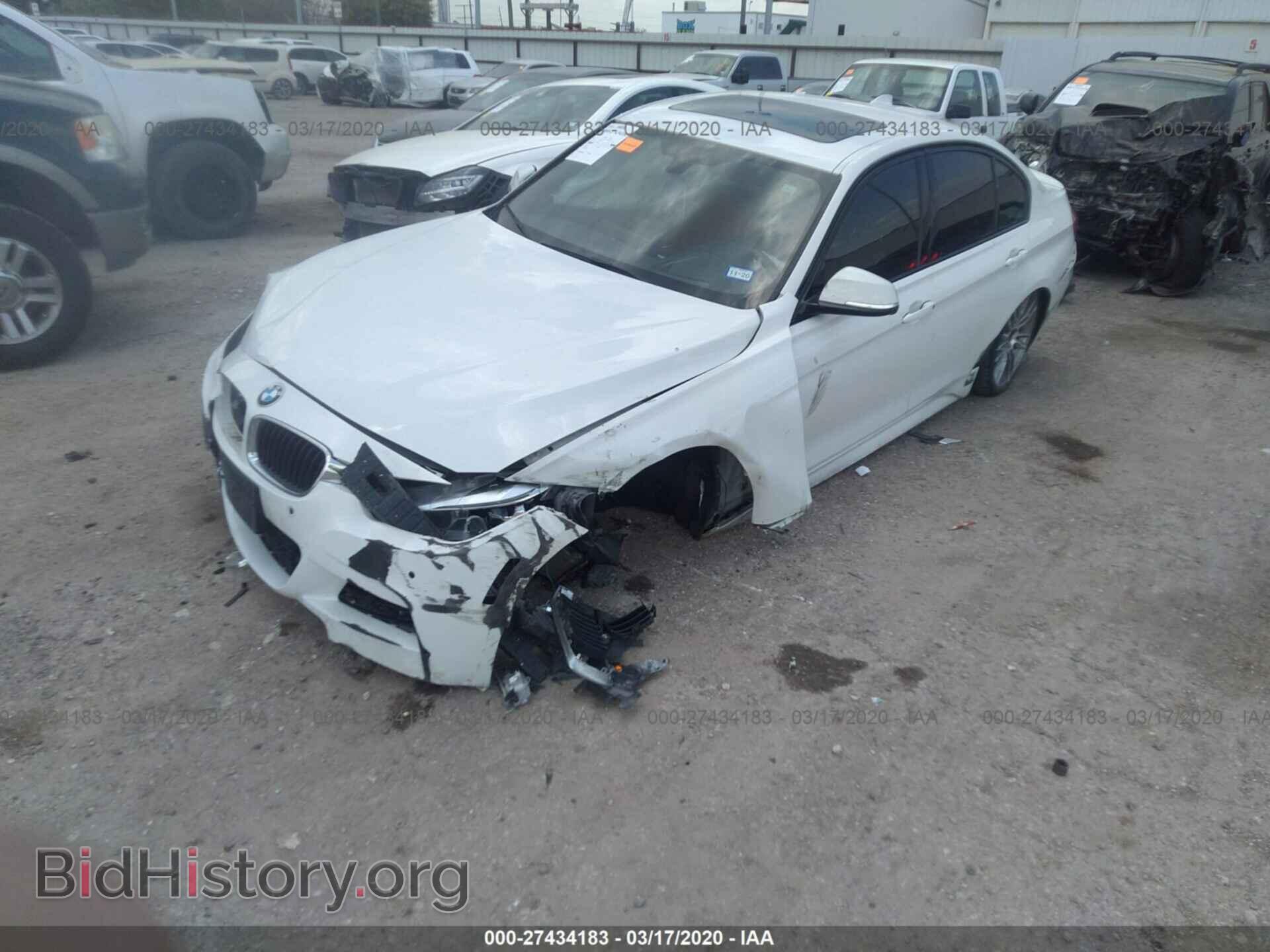 2014 BMW 335 - VIN: WBA3A9C54EF478476 - Фото 2