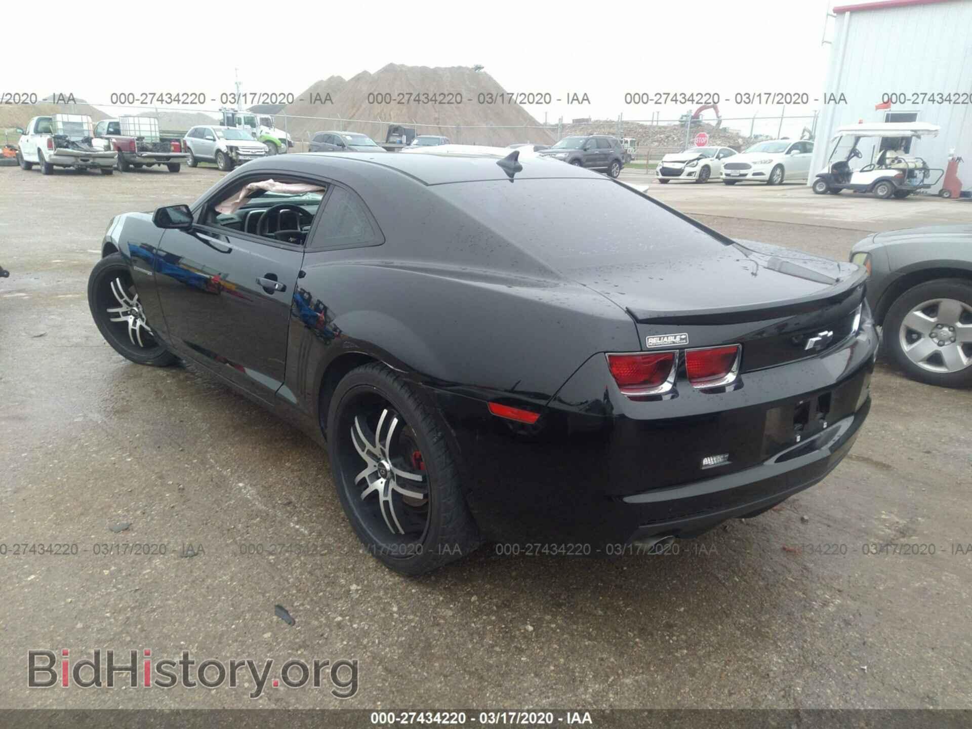 2012 CHEVROLET CAMARO - VIN: 2G1FA1E31C9199336 - Фото 3