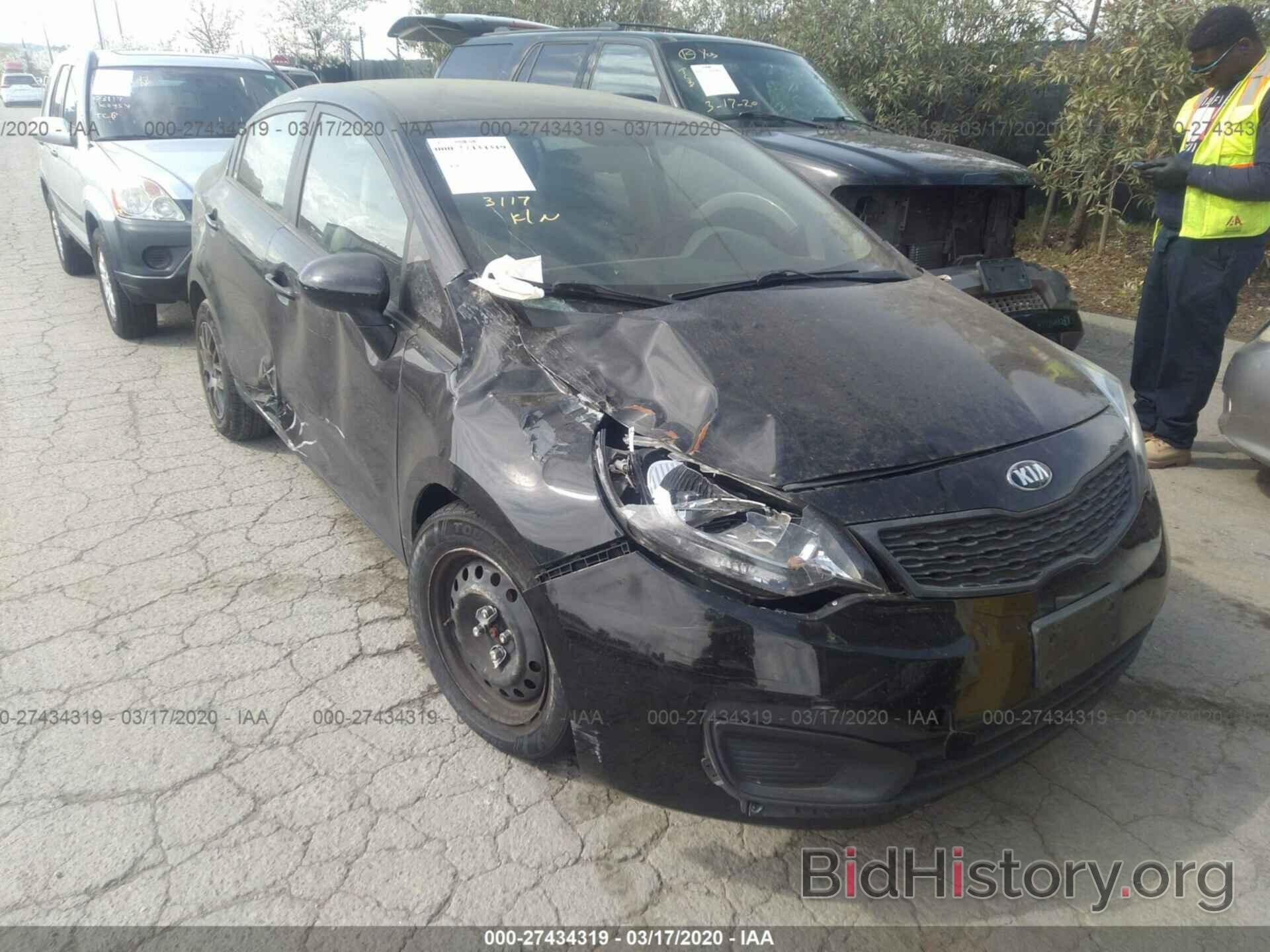 Photo KNADM4A30D6293145 - KIA RIO 2013