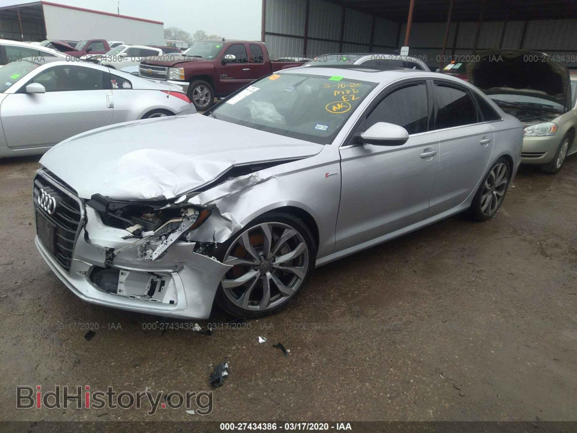 2013 AUDI A6 - VIN: WAUHGAFC8DN137778 - Фото 2