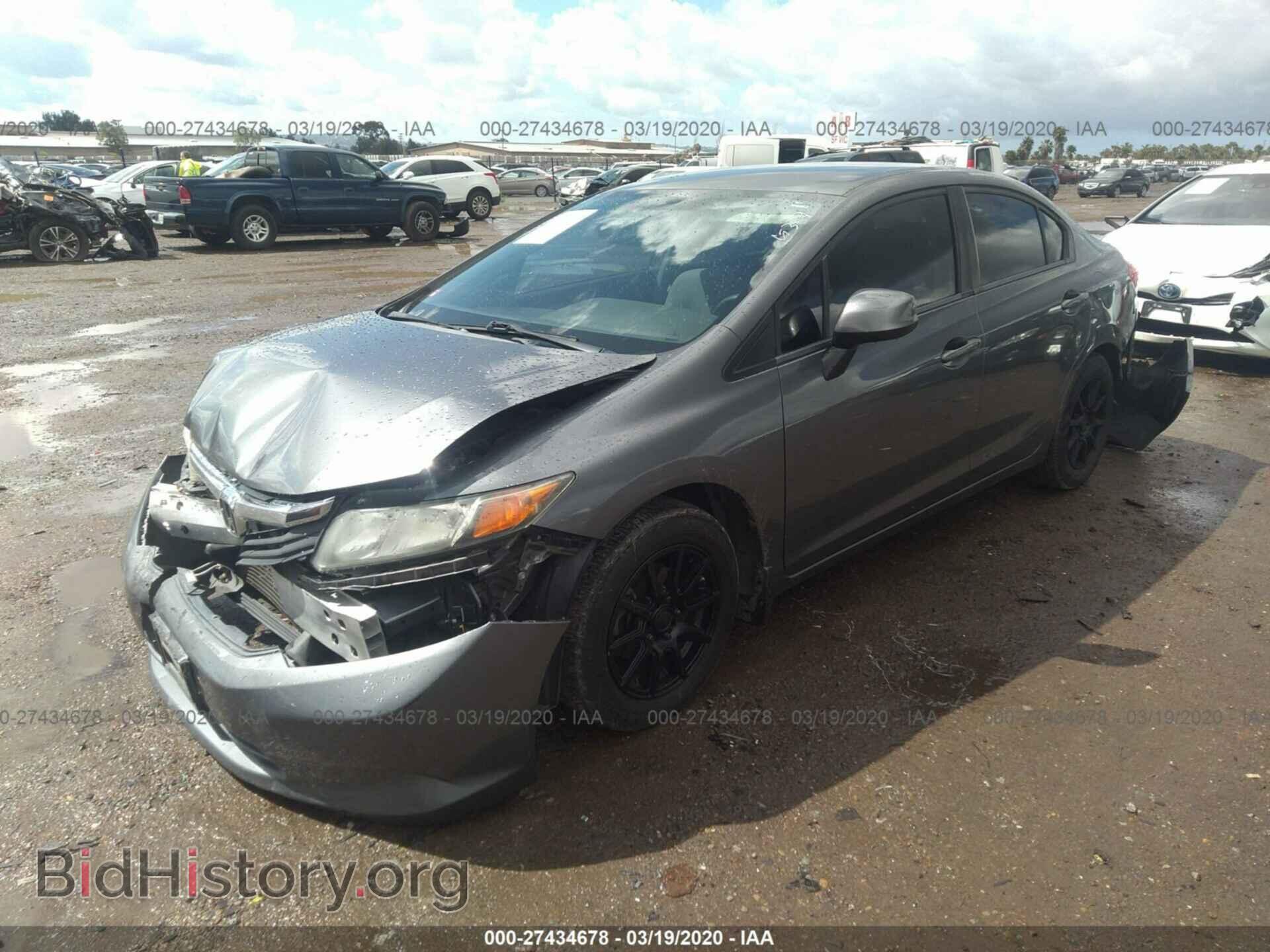 2012 HONDA CIVIC - VIN: 19XFB2F53CE301778 - Фото 2