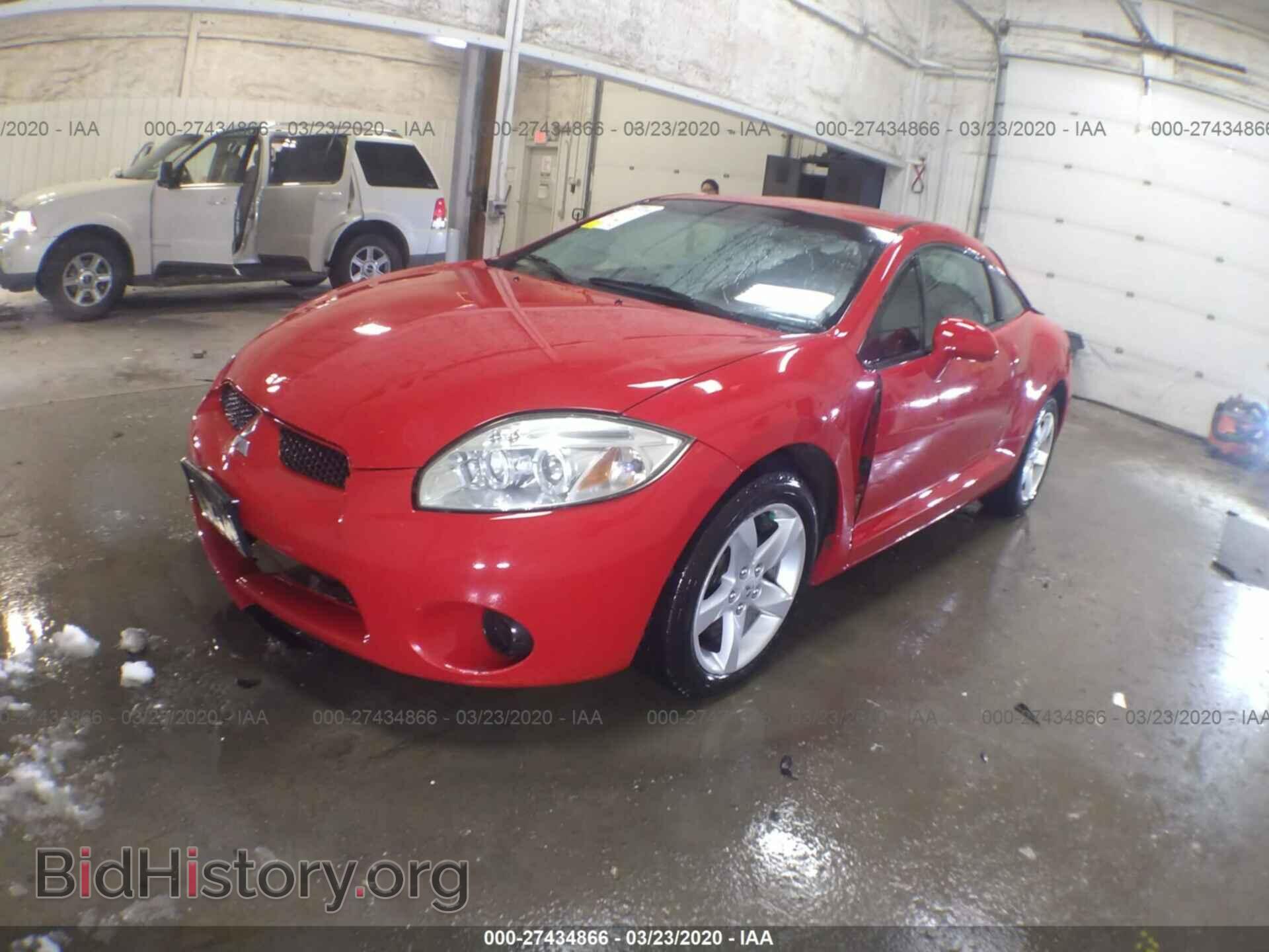 2007 MITSUBISHI ECLIPSE - VIN: 4A3AK24F17E008644 - Фото 2