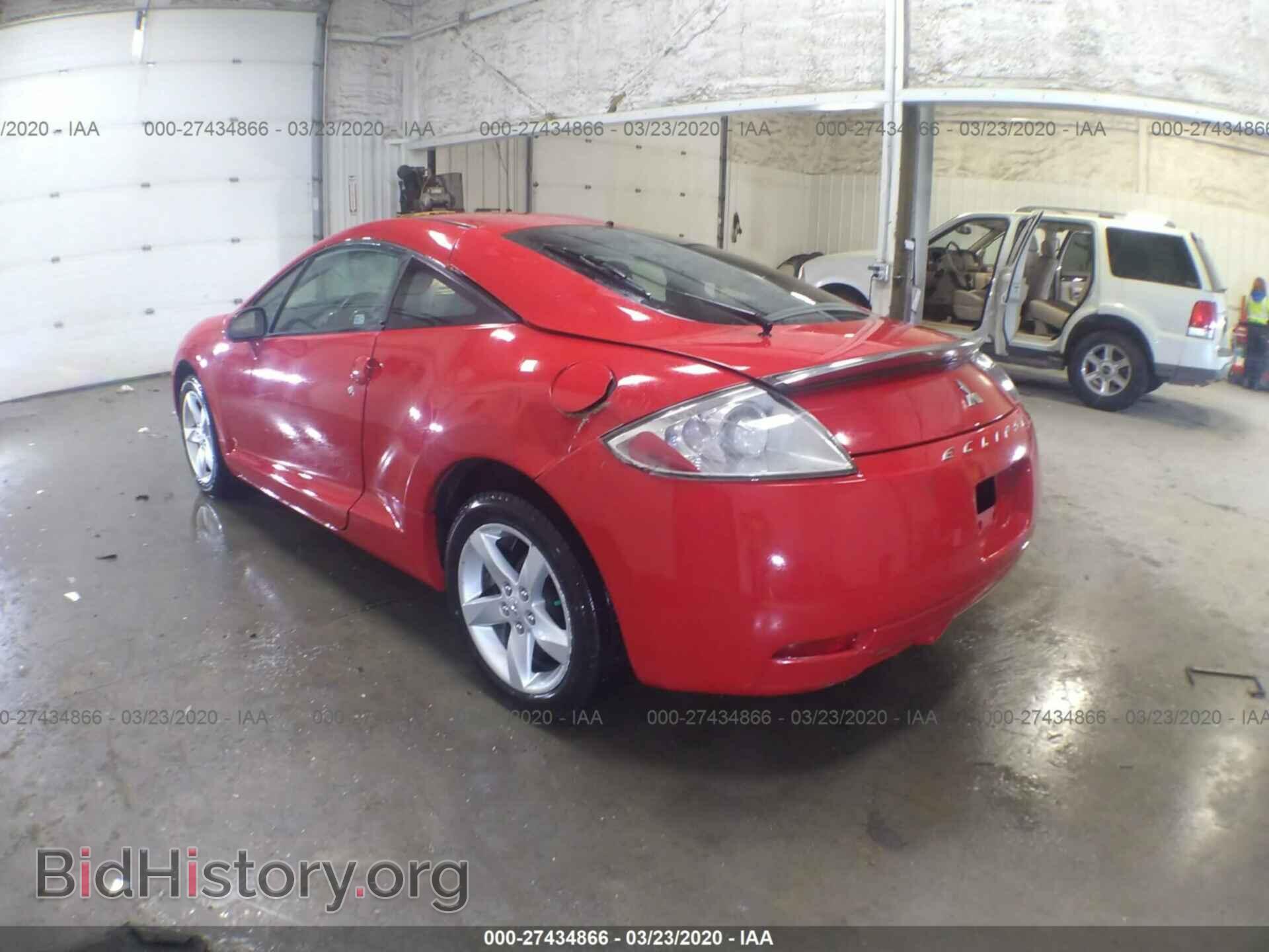 2007 MITSUBISHI ECLIPSE - VIN: 4A3AK24F17E008644 - Фото 3