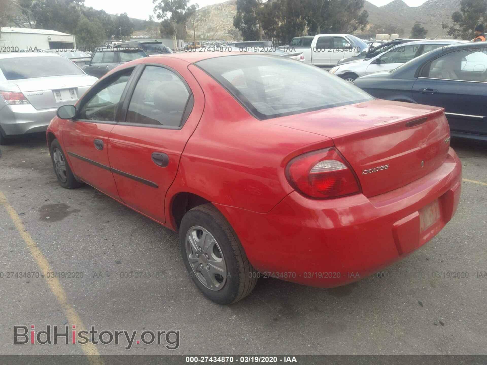 2004 DODGE NEON - VIN: 1B3ES26C14D542740 - Фото 3