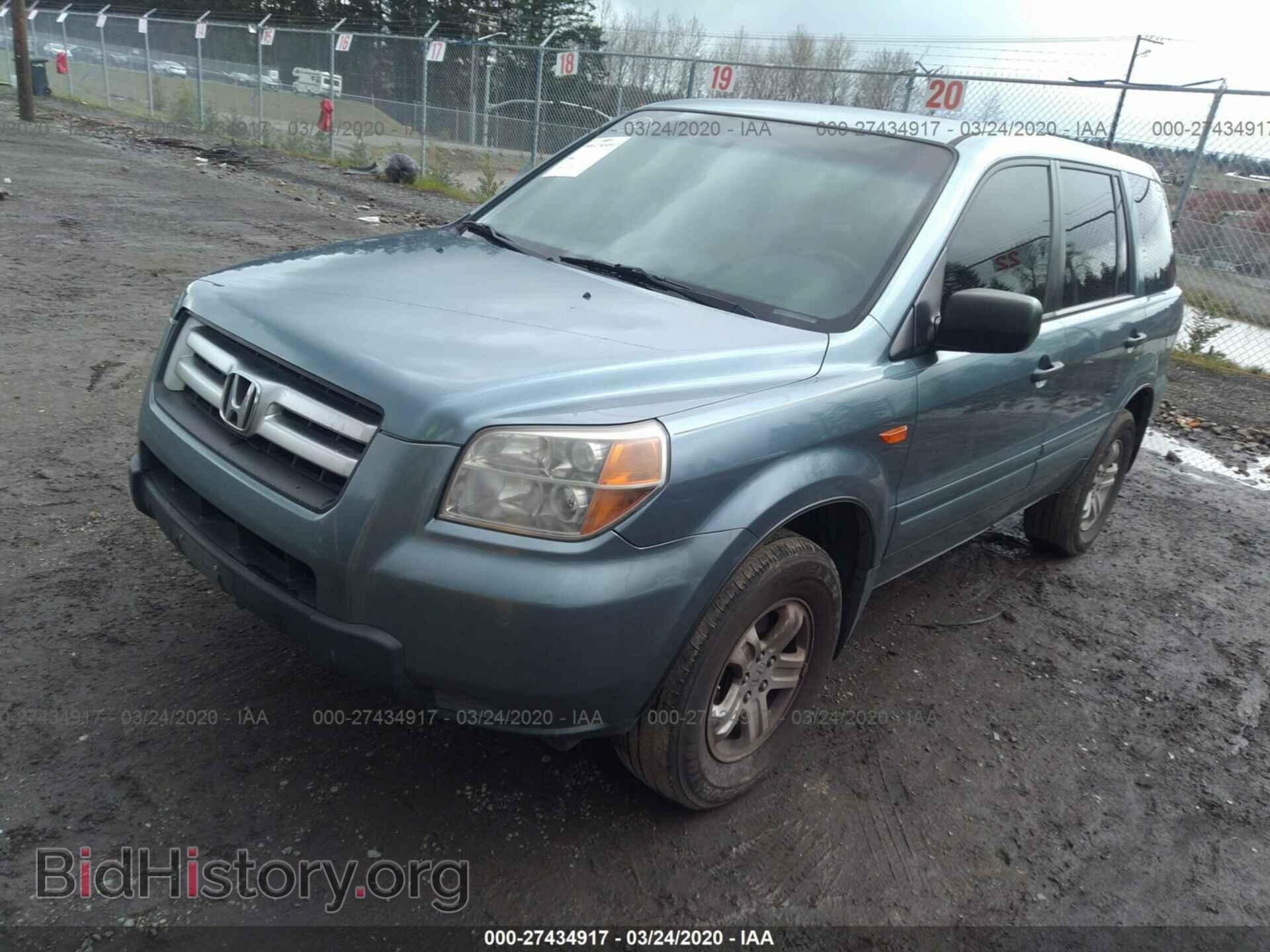 2006 HONDA PILOT - VIN: 2HKYF181X6H562987 - Фото 2