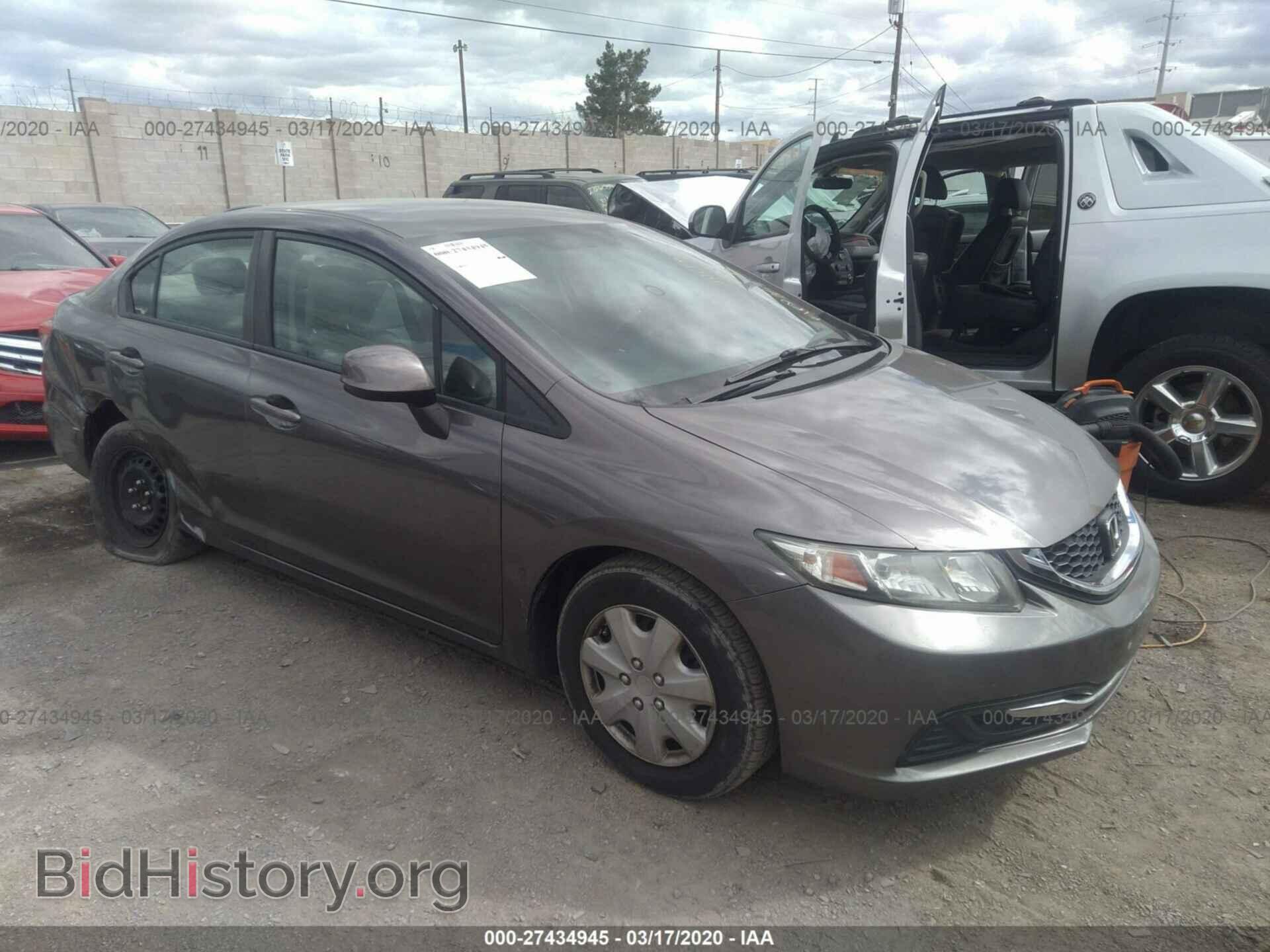 Фотография 19XFB2F52DE023263 - HONDA CIVIC 2013