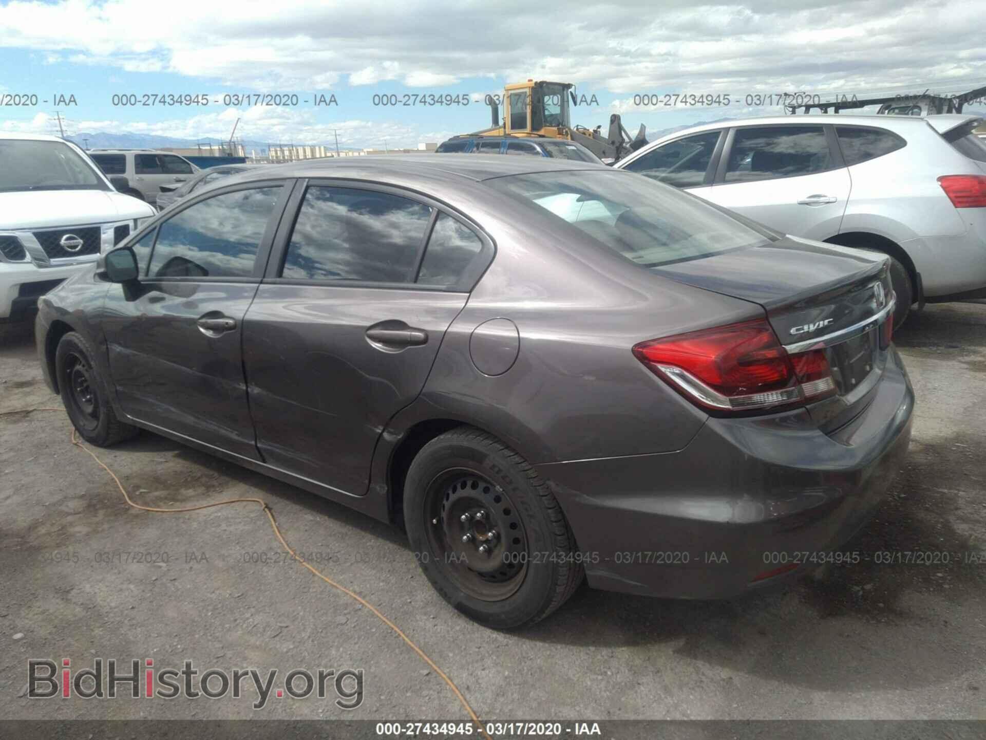 2013 HONDA CIVIC - VIN: 19XFB2F52DE023263 - Фото 3