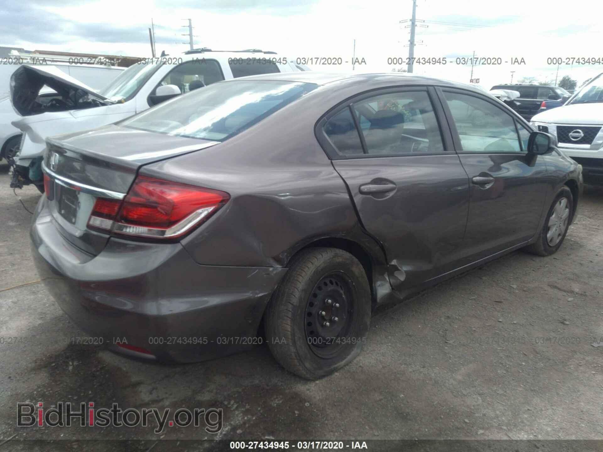 2013 HONDA CIVIC - VIN: 19XFB2F52DE023263 - Фото 4