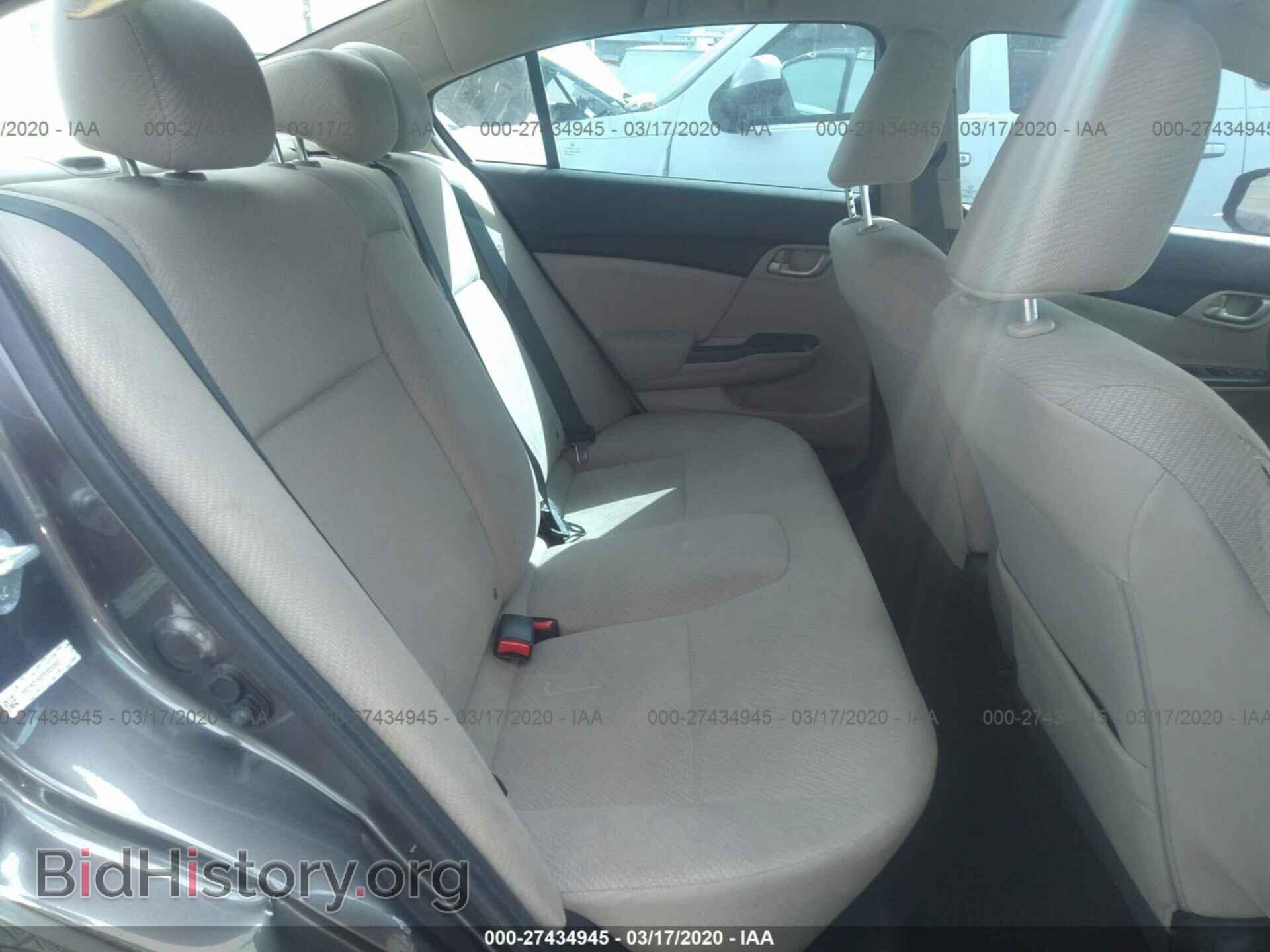 2013 HONDA CIVIC - VIN: 19XFB2F52DE023263 - Фото 8