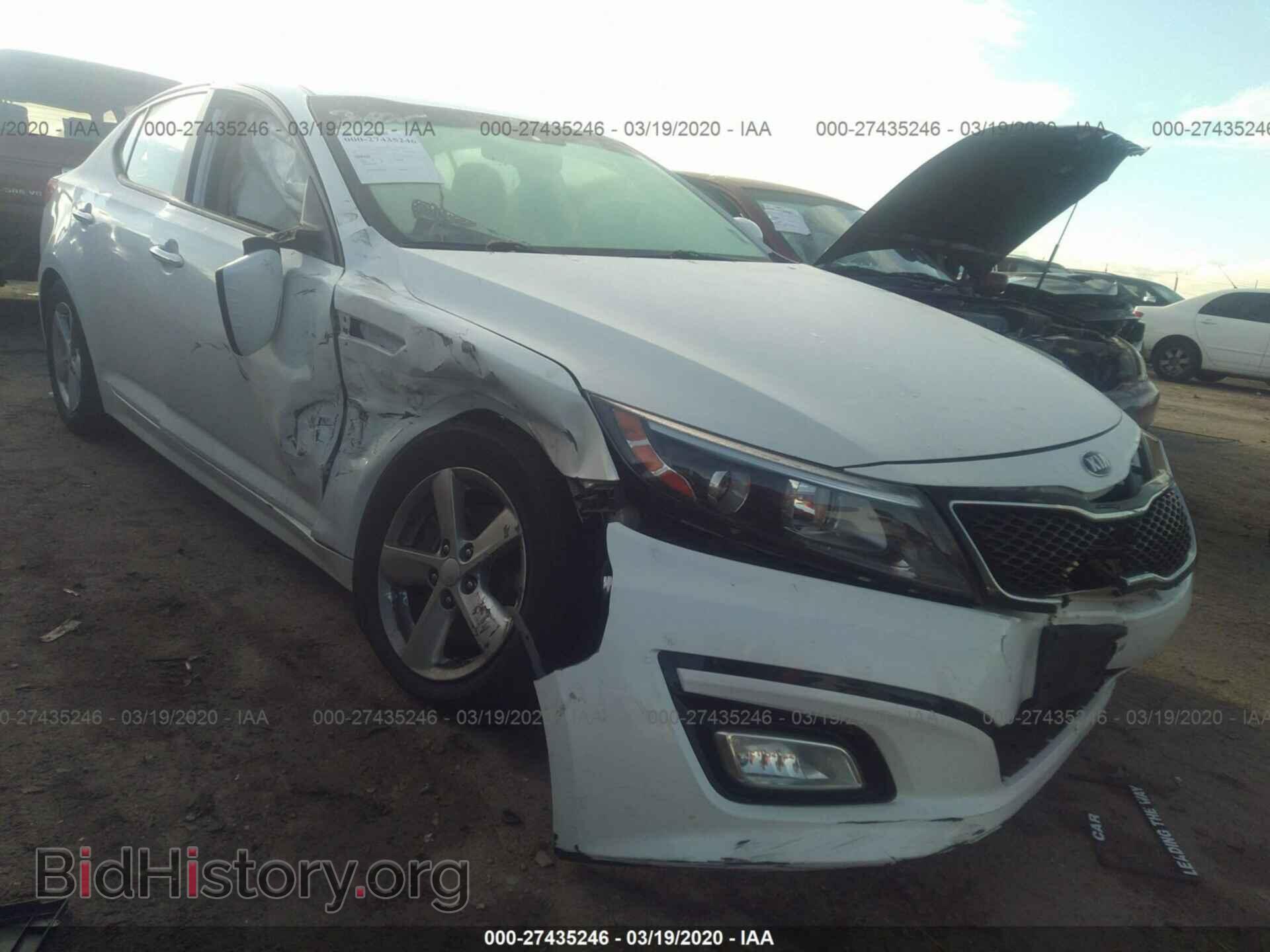 Фотография KNAGM4A77F5661779 - KIA OPTIMA 2015