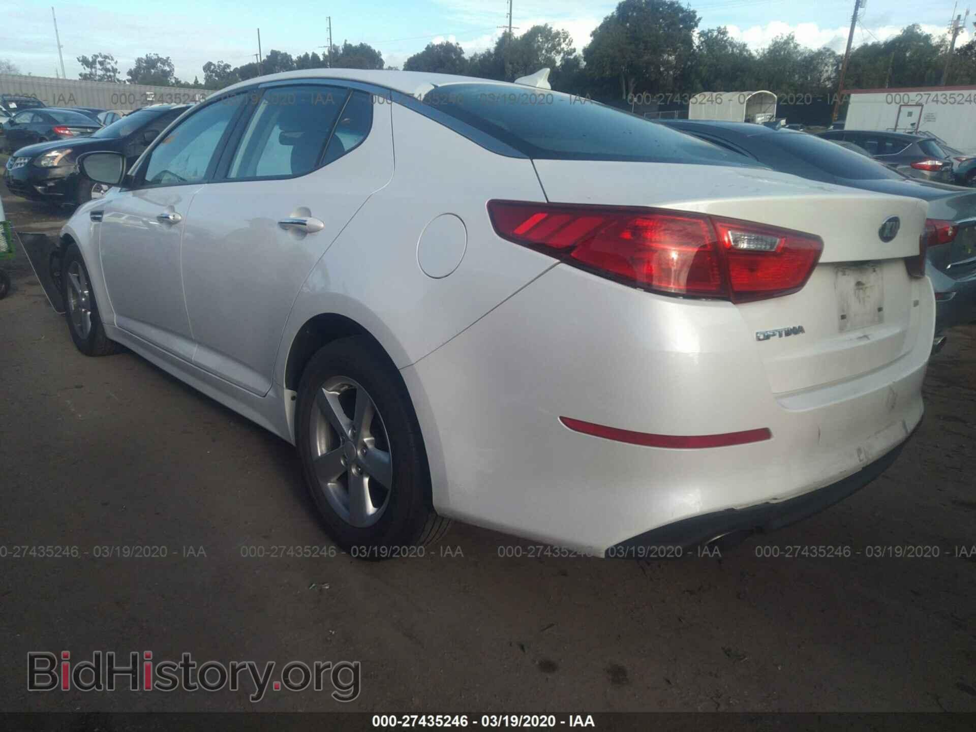 2015 KIA OPTIMA - VIN: KNAGM4A77F5661779 - Фото 3