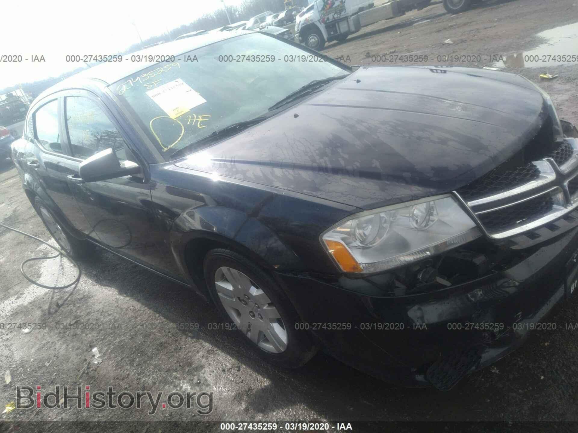 Photo 1C3CDZAB0CN220952 - DODGE AVENGER 2012