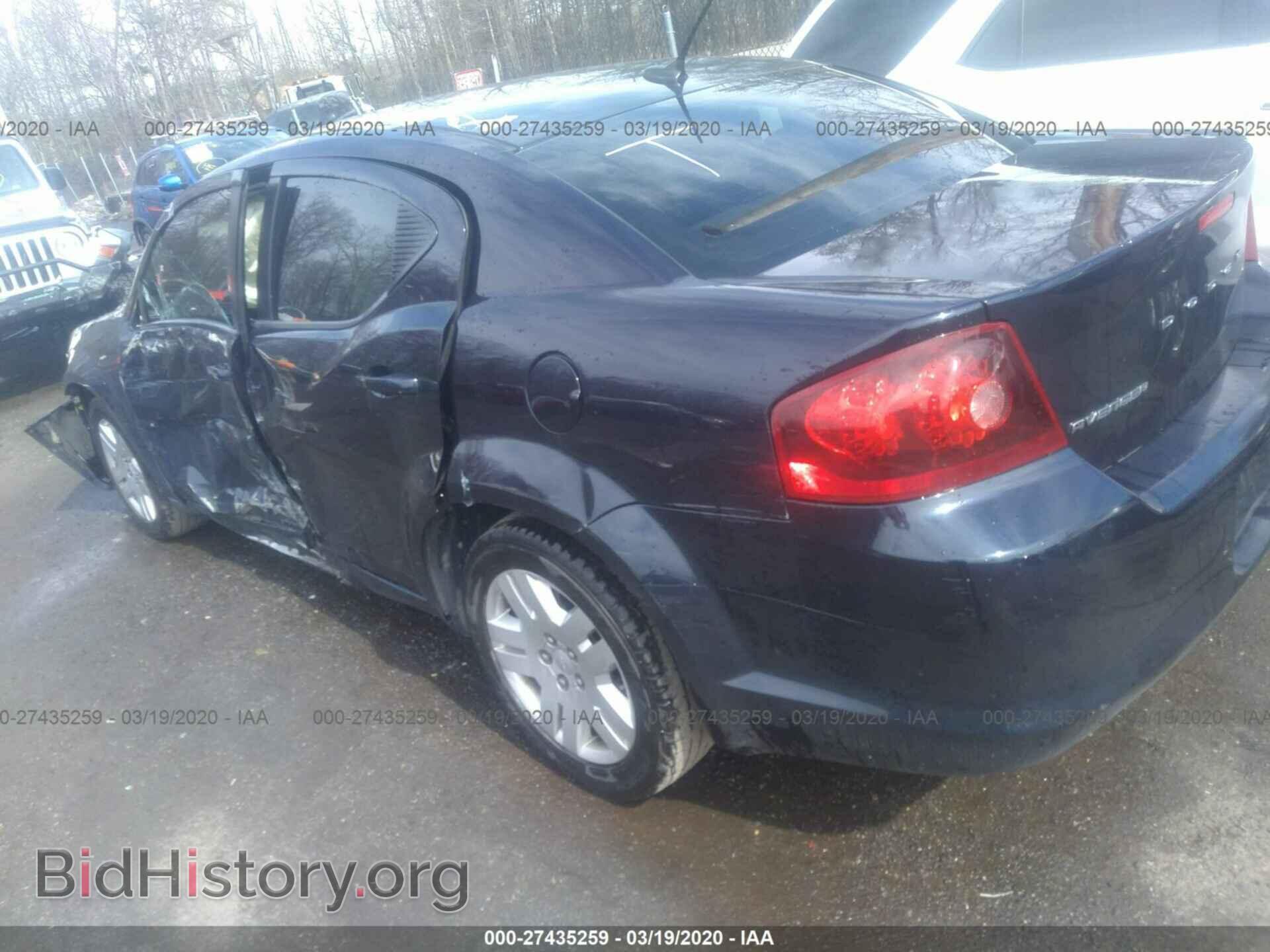2012 DODGE AVENGER - VIN: 1C3CDZAB0CN220952 - Фото 3
