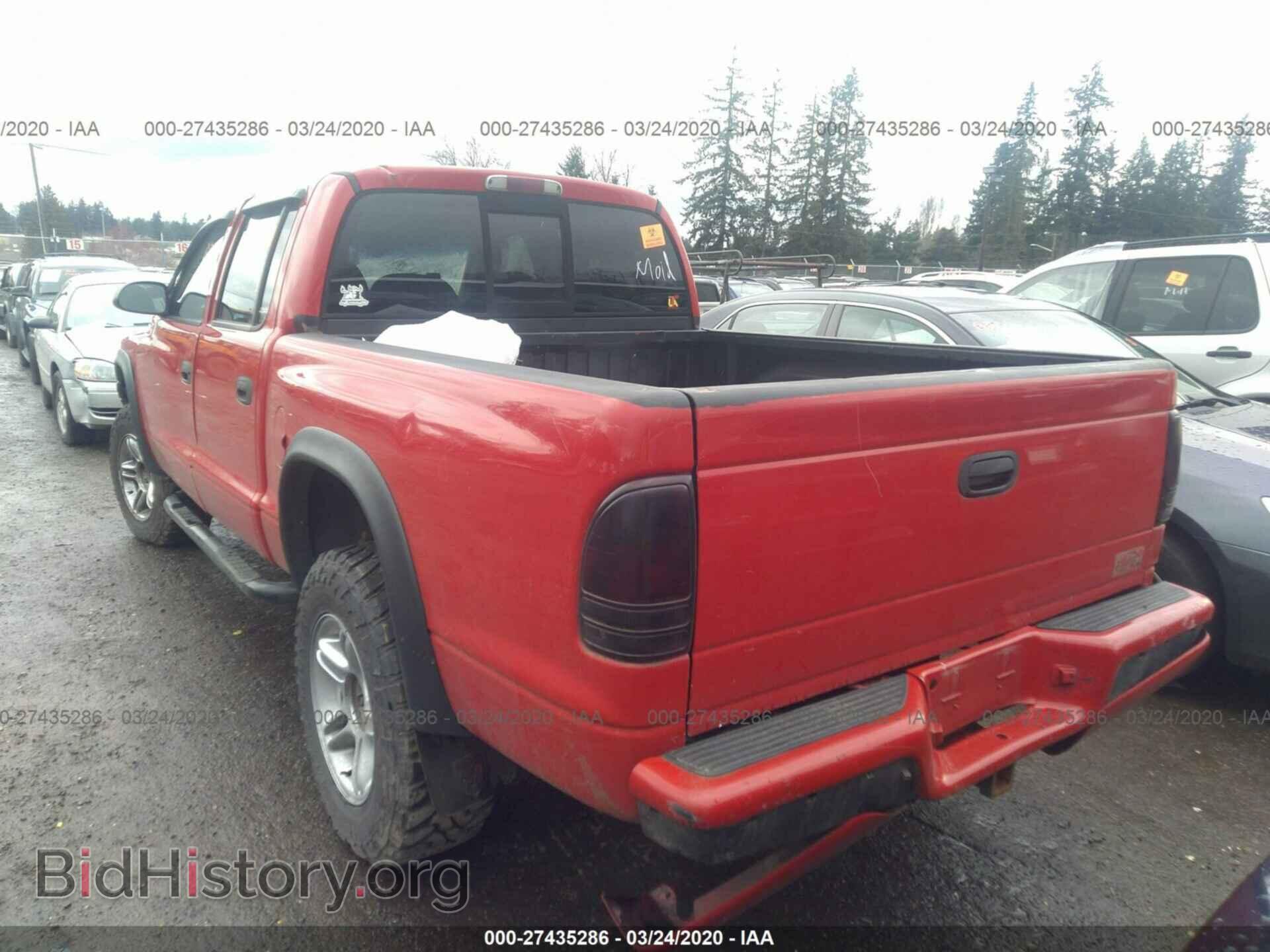 2001 DODGE DAKOTA - VIN: 1B7HG2AN61S314262 - Фото 3