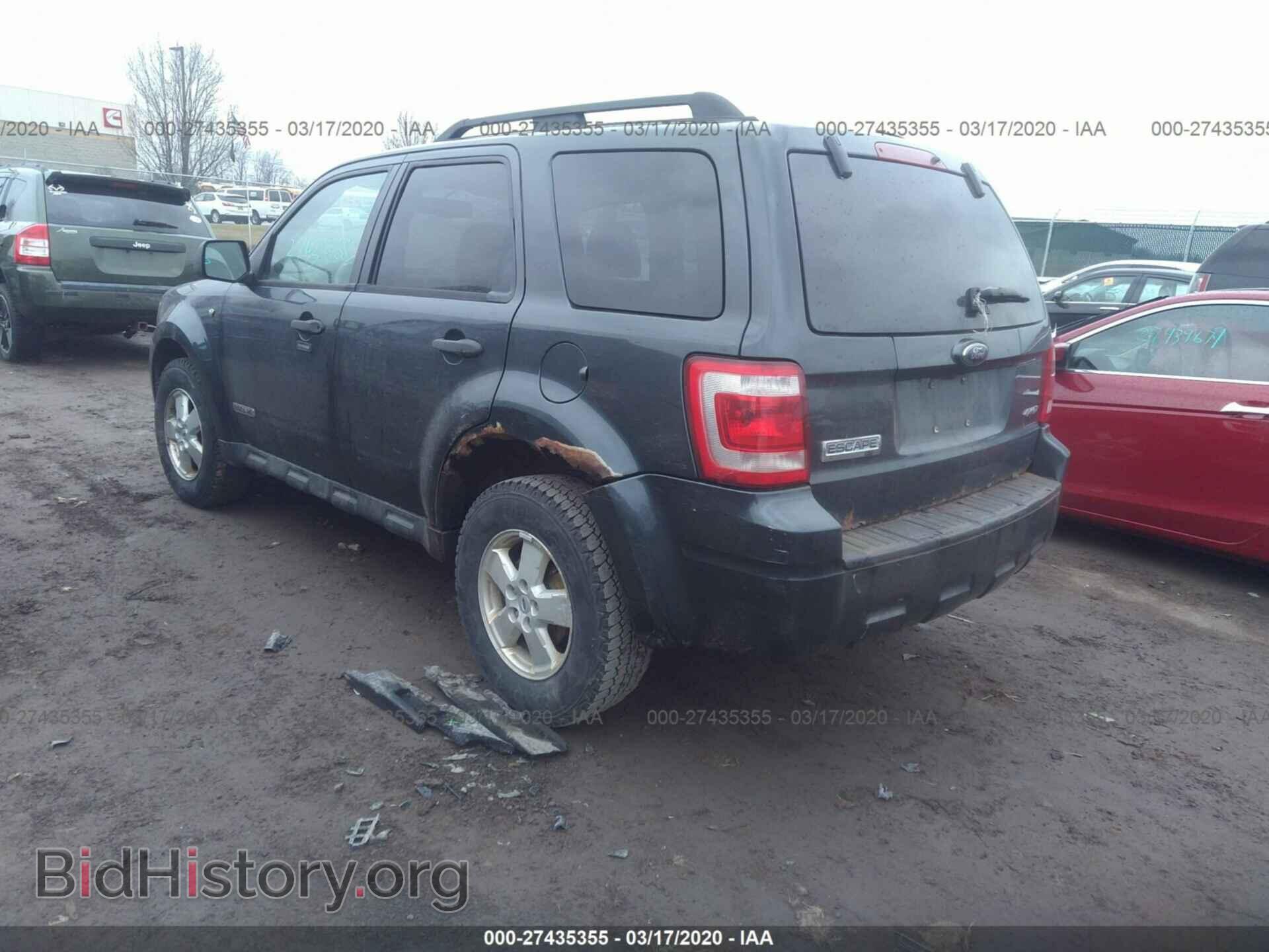 2008 FORD ESCAPE - VIN: 1FMCU93178KC08480 - Фото 3