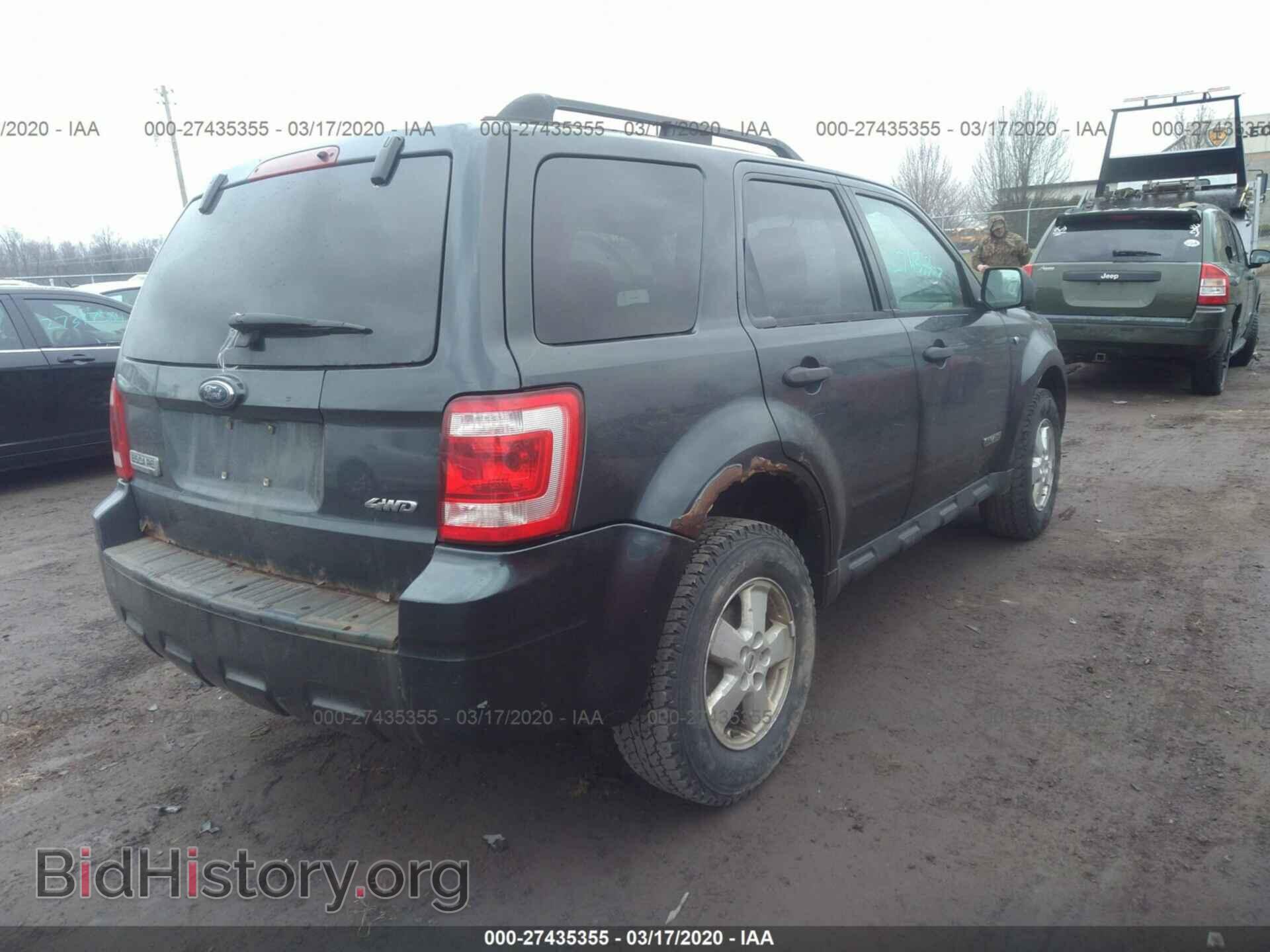 2008 FORD ESCAPE - VIN: 1FMCU93178KC08480 - Фото 4