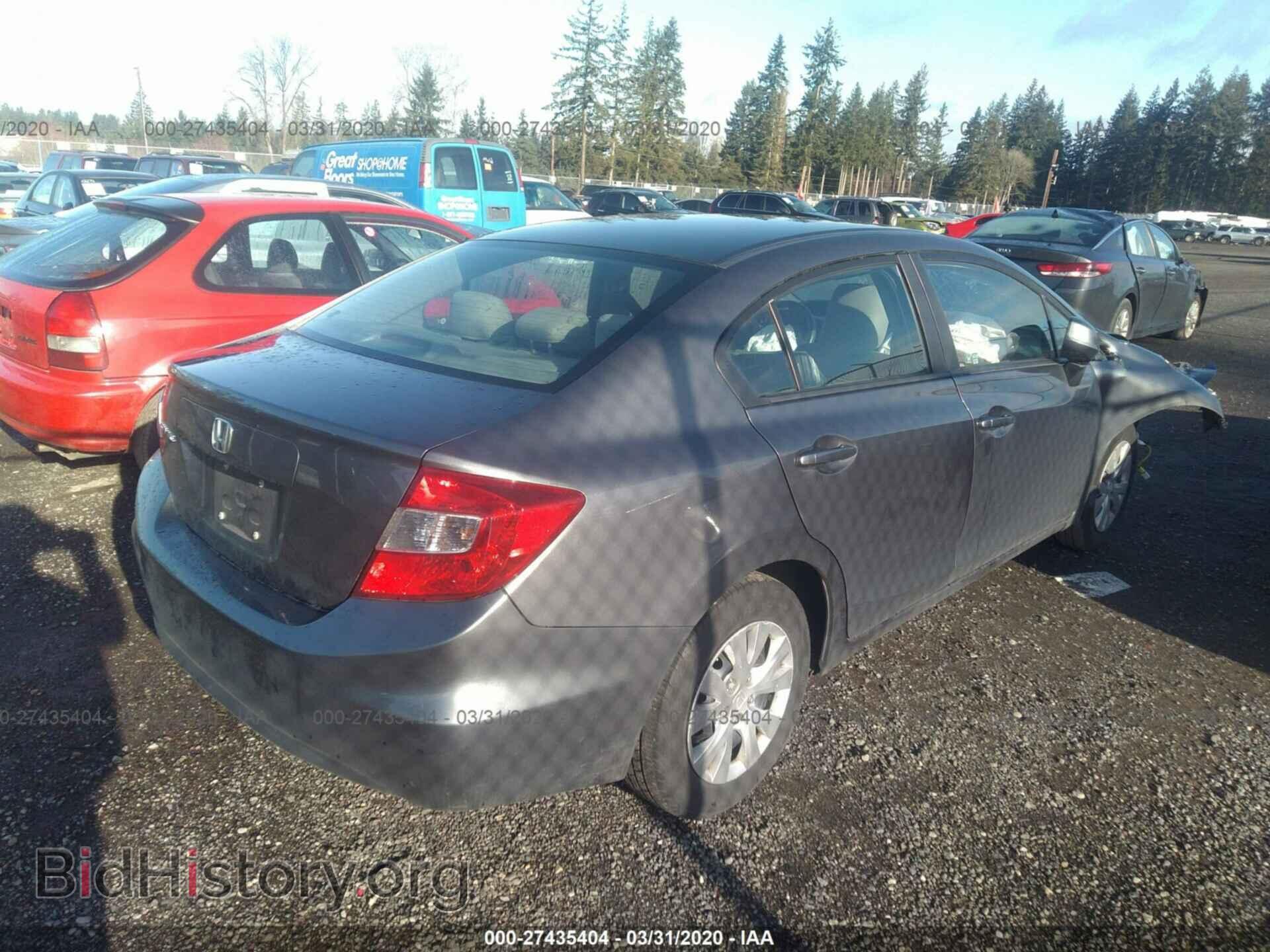 2012 HONDA CIVIC - VIN: 19XFB2F58CE373009 - Фото 4