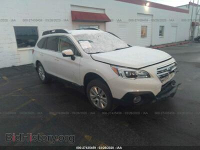 2016 Subaru OUTBACK 2.5I Premium, белый — VIN 4S4BSBFC2G3237237, IAAI