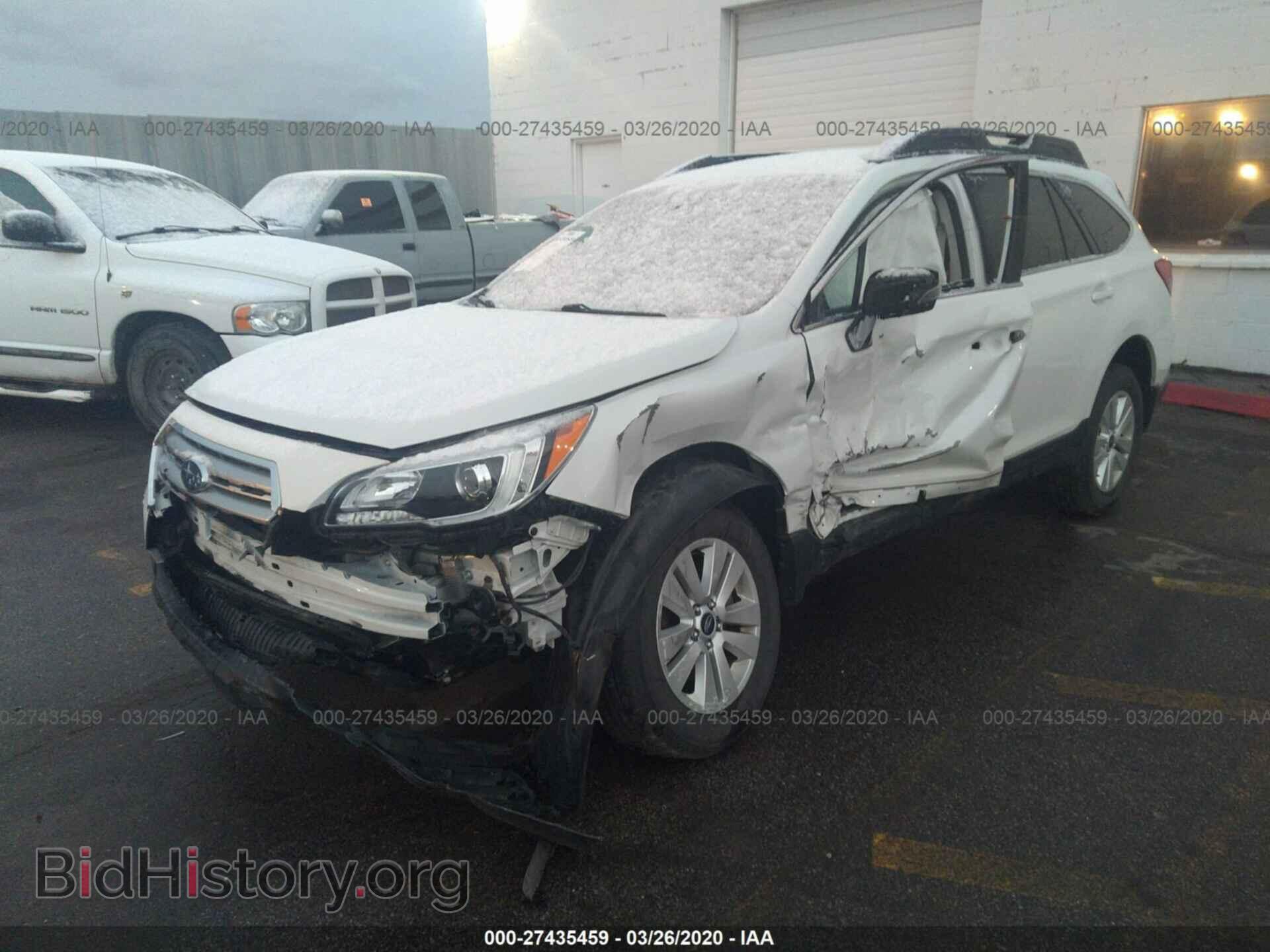 2016 SUBARU OUTBACK - VIN: 4S4BSBFC2G3237237 - Фото 2