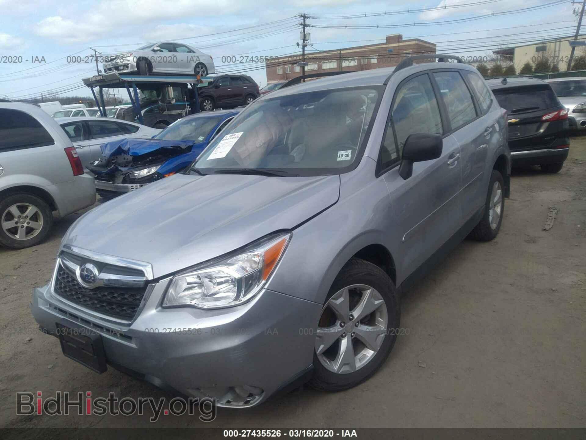 2016 SUBARU FORESTER - VIN: JF2SJABC6GH439221 - Фото 2