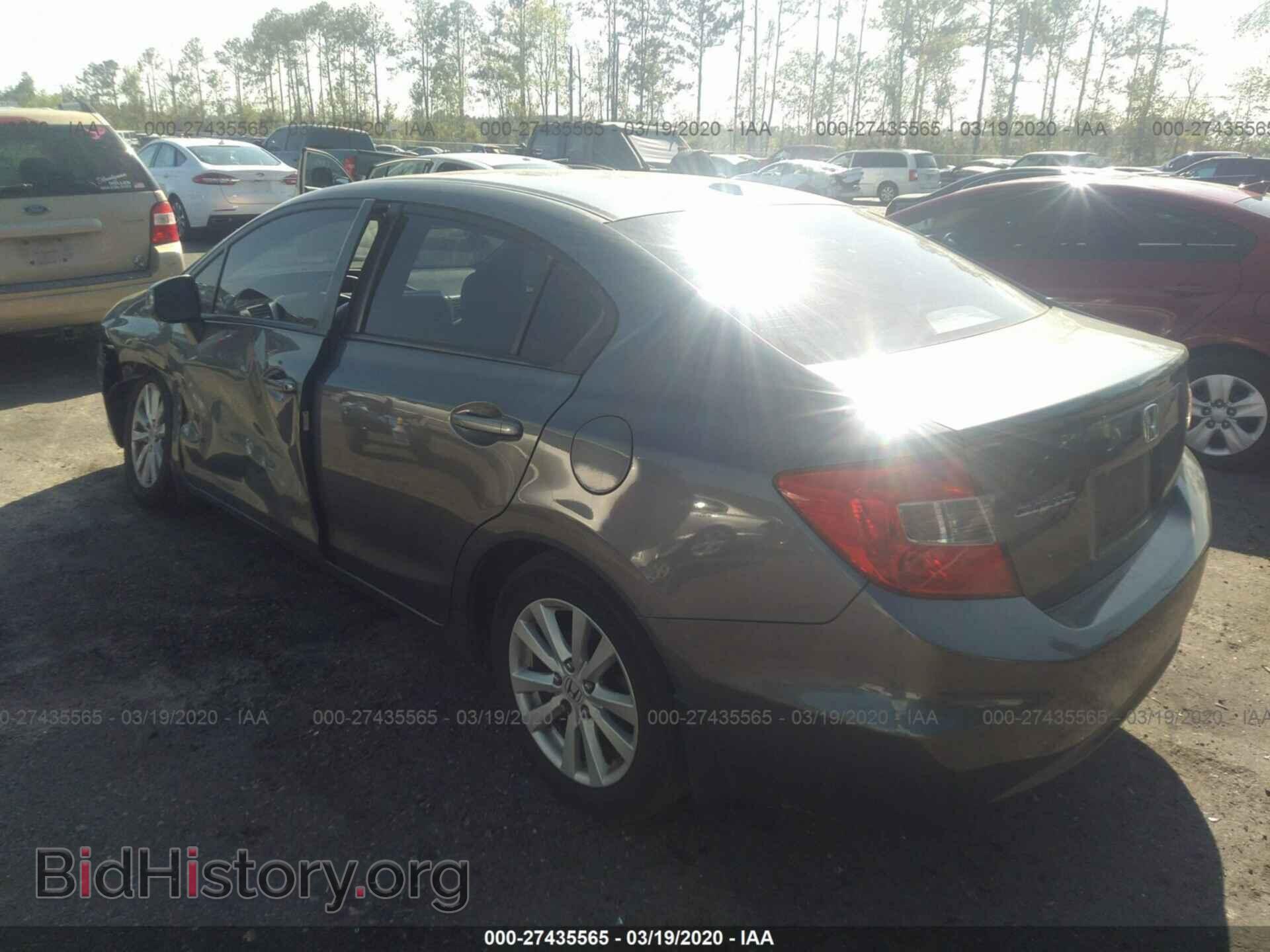 2012 HONDA CIVIC - VIN: 19XFB2F95CE048529 - Фото 3