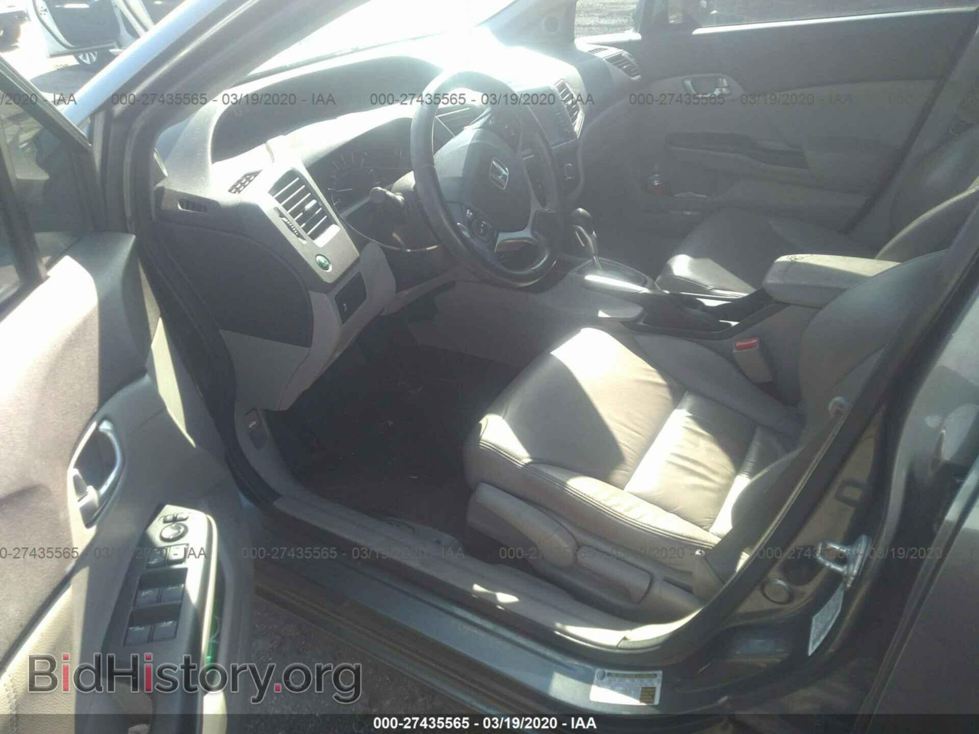 2012 HONDA CIVIC - VIN: 19XFB2F95CE048529 - Фото 5