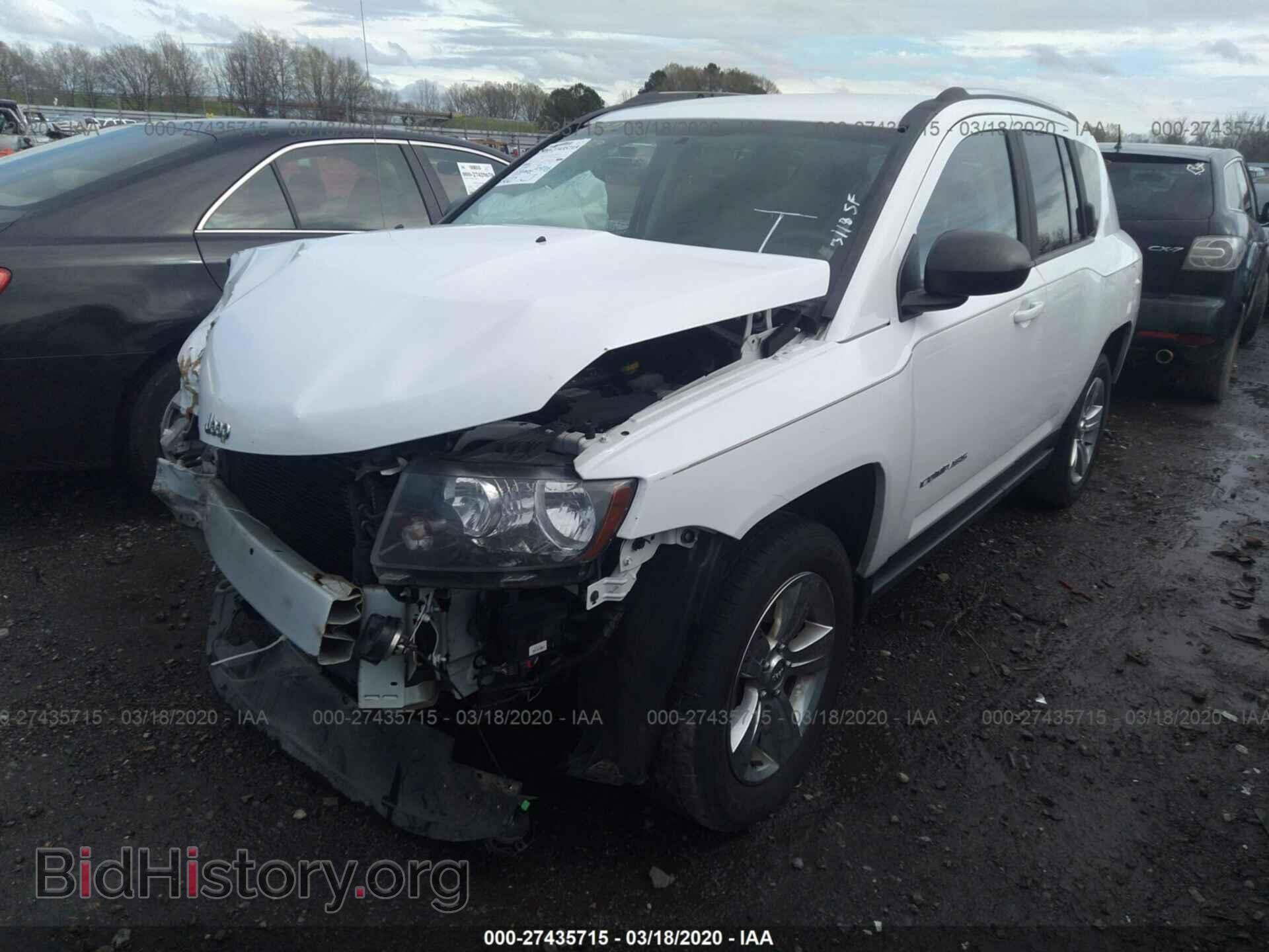 2014 JEEP COMPASS - VIN: 1C4NJCBB1ED859438 - Фото 2