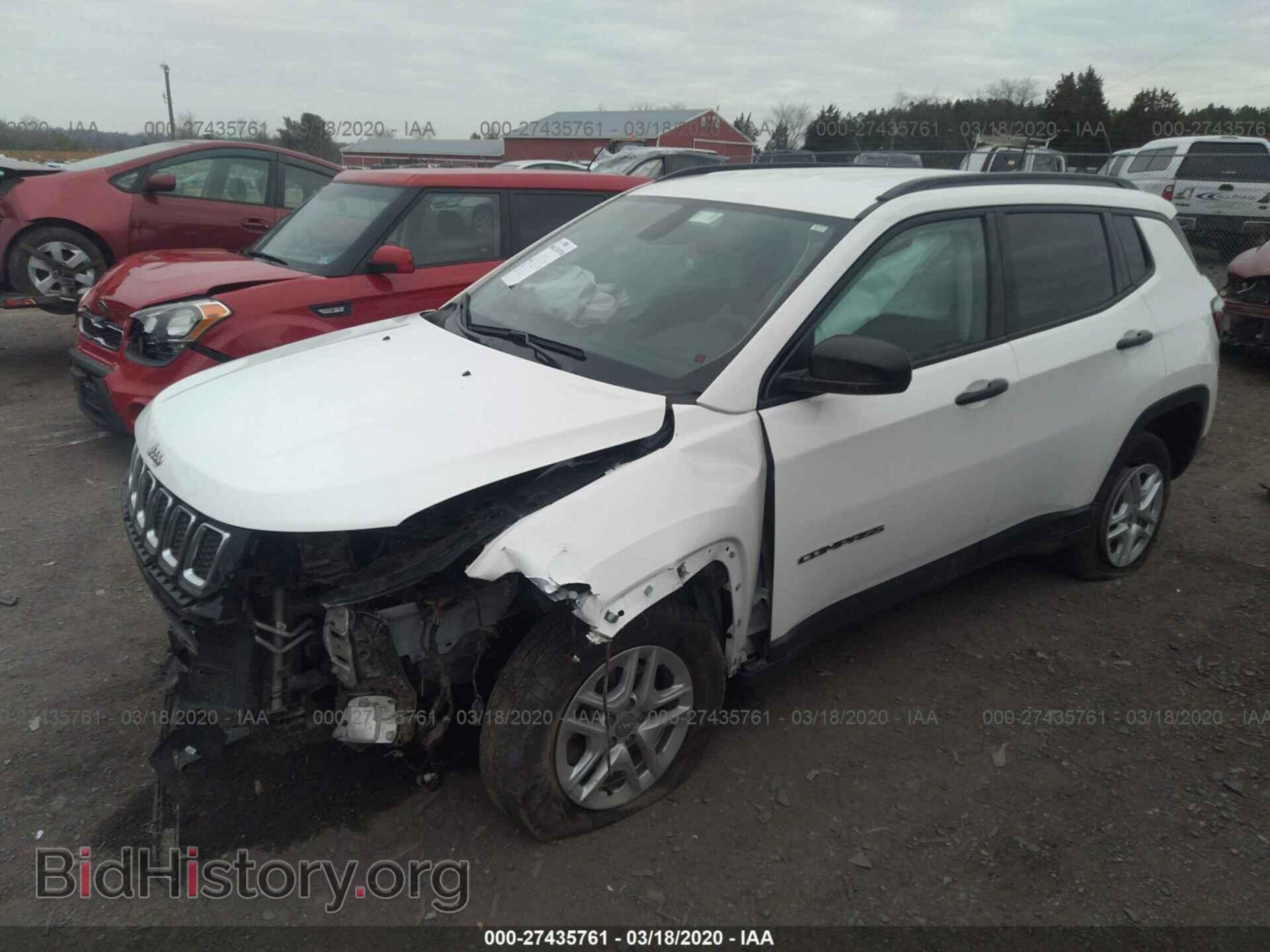 2018 JEEP COMPASS - VIN: 3C4NJDAB5JT168960 - Фото 2