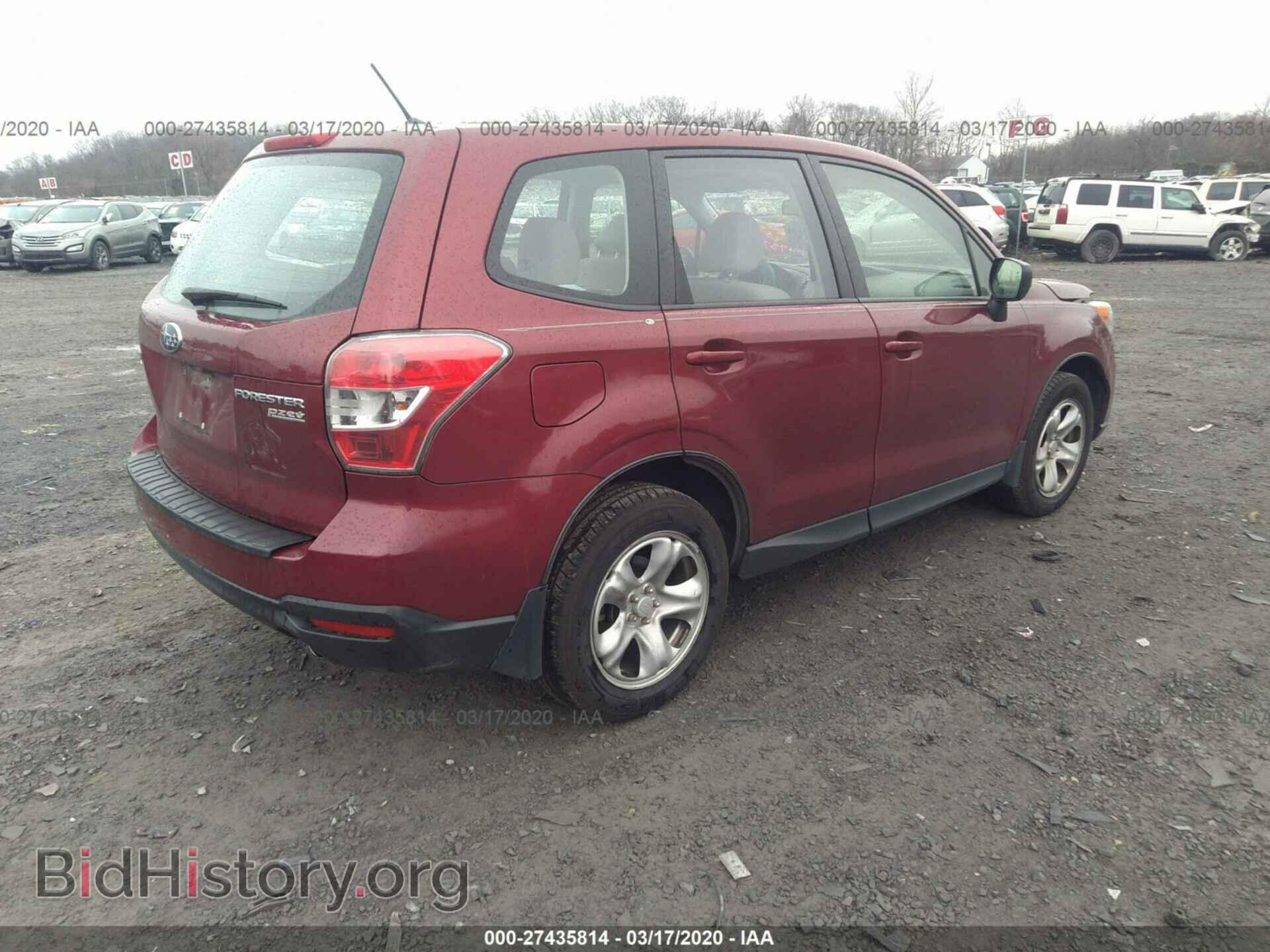 2014 SUBARU FORESTER - VIN: JF2SJAAC9EH518347 - Фото 4