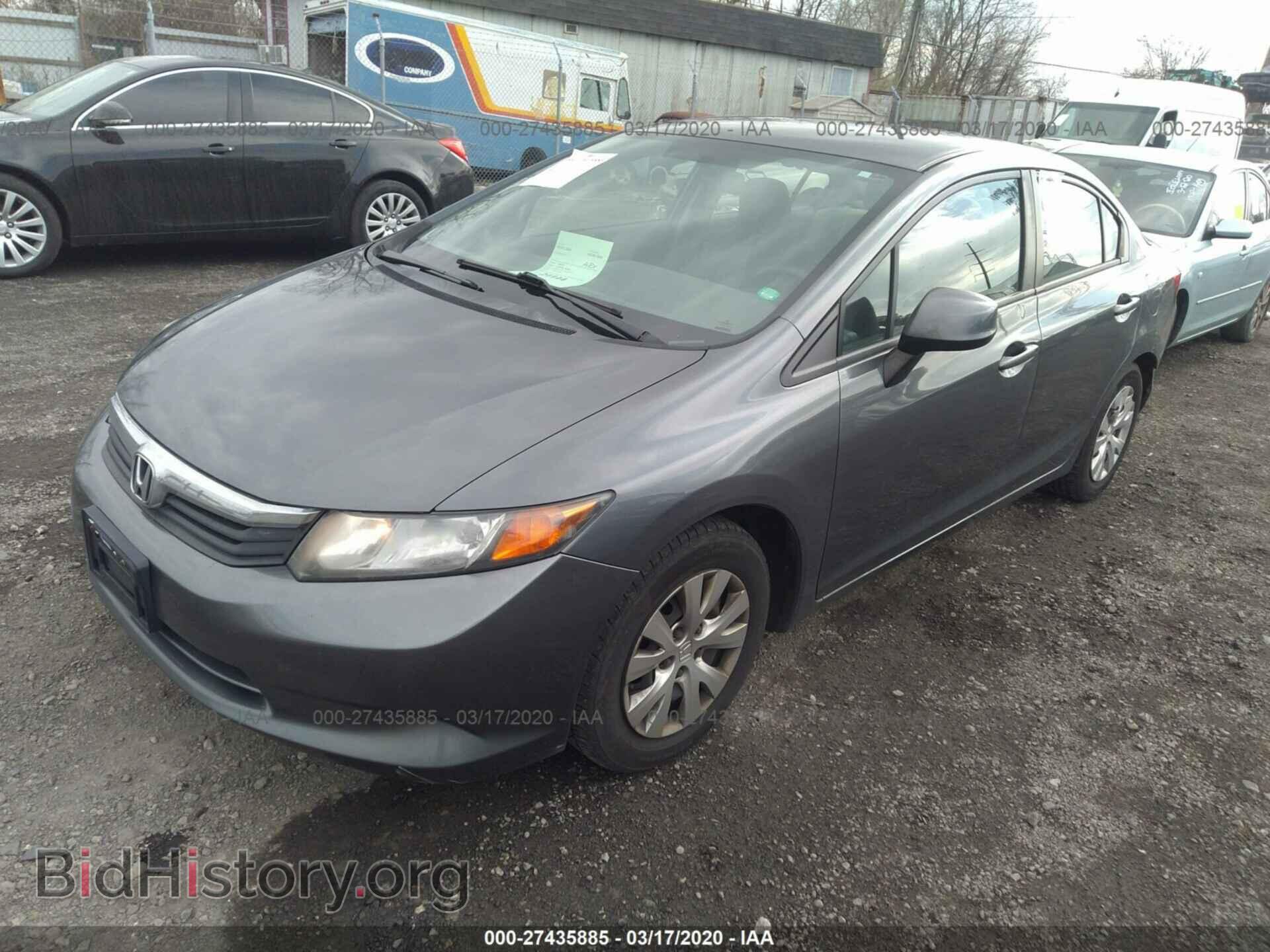 2012 HONDA CIVIC - VIN: 2HGFB2F58CH320560 - Фото 2