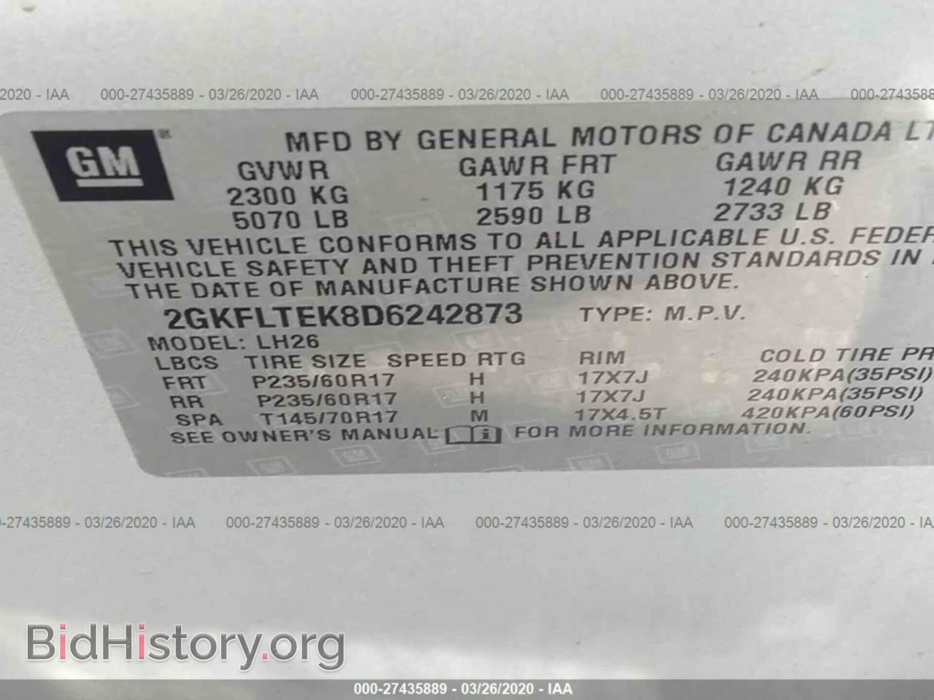 2013 GMC TERRAIN - VIN: 2GKFLTEK8D6242873 - Photo 9