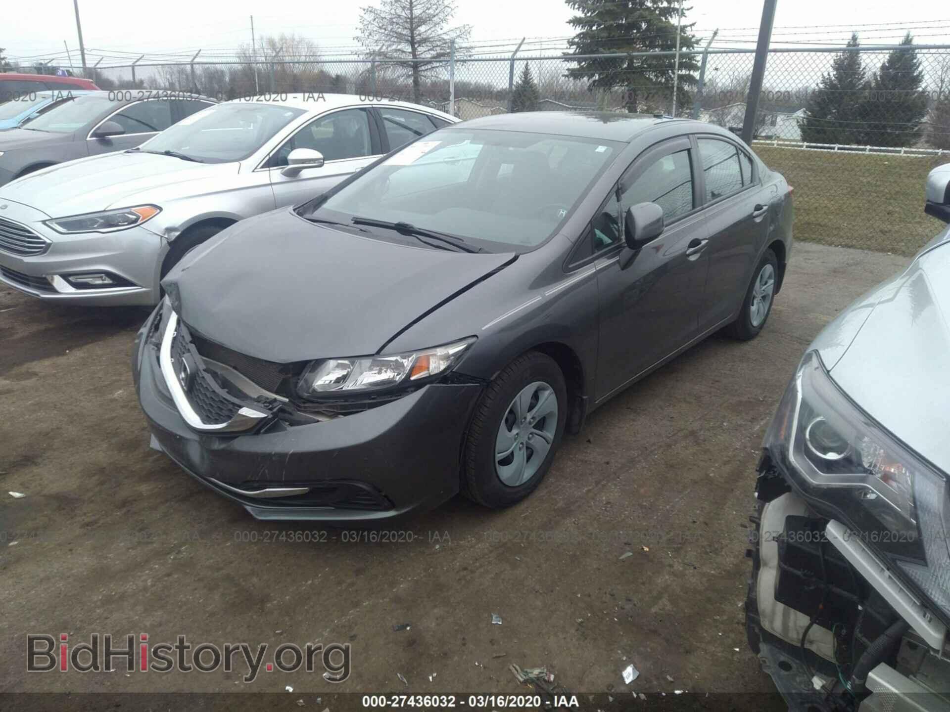 2013 HONDA CIVIC - VIN: 19XFB2F59DE097182 - Фото 2