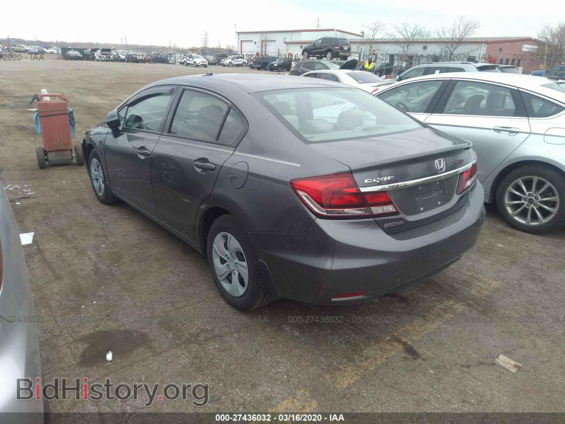 2013 HONDA CIVIC - VIN: 19XFB2F59DE097182 - Фото 3