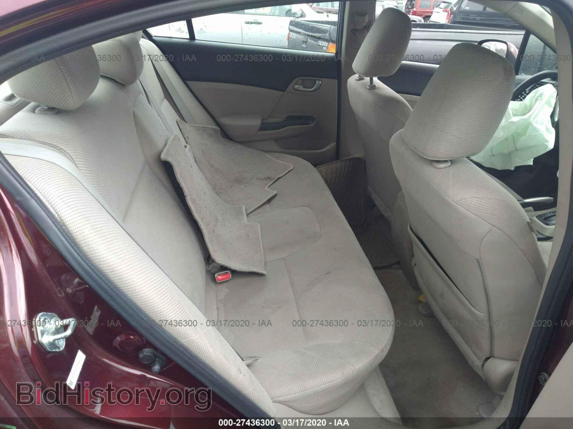 2012 HONDA CIVIC - VIN: 19XFB2F52CE385933 - Фото 8