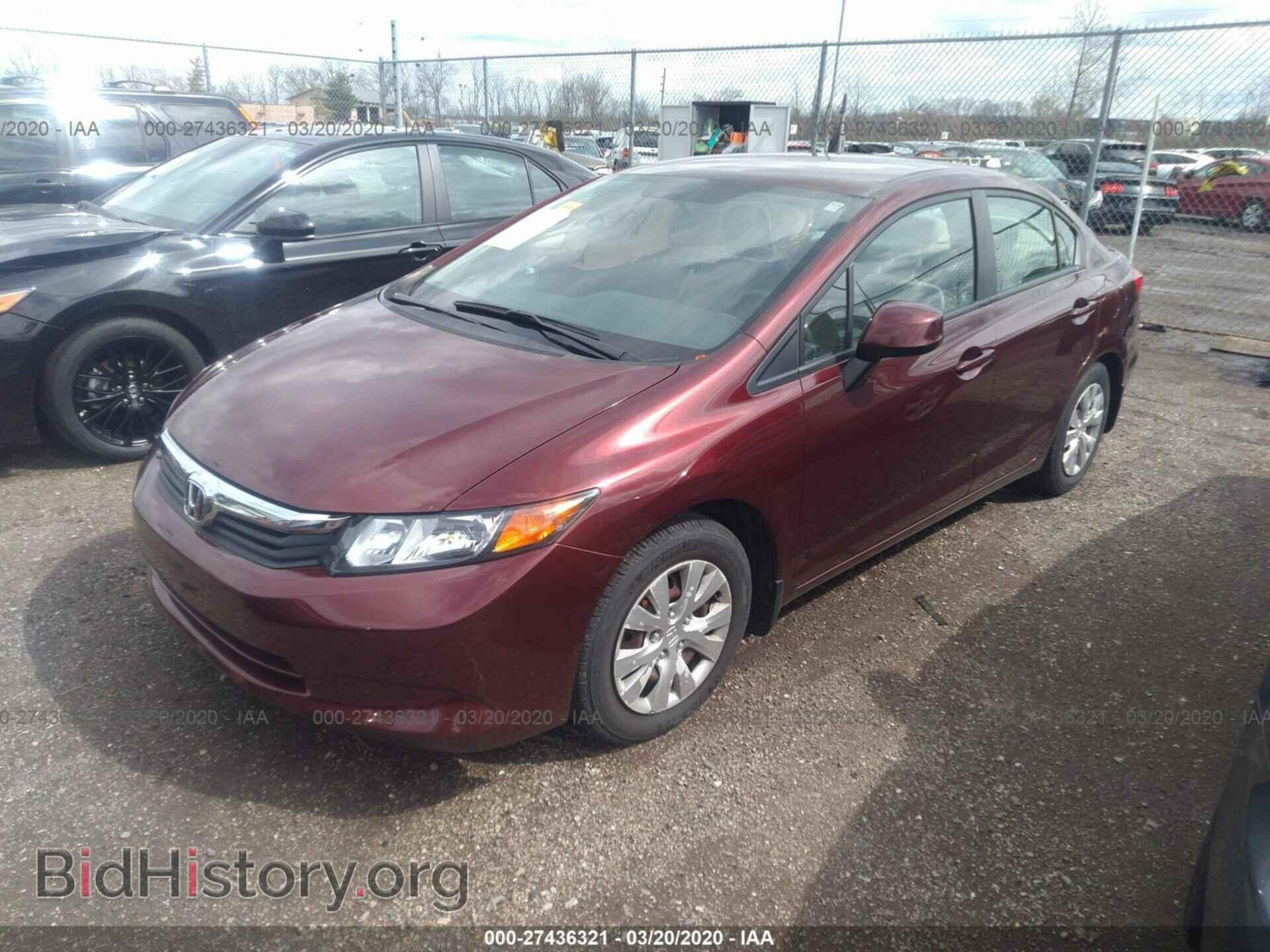 2012 HONDA CIVIC - VIN: 19XFB2F5XCE065713 - Фото 2