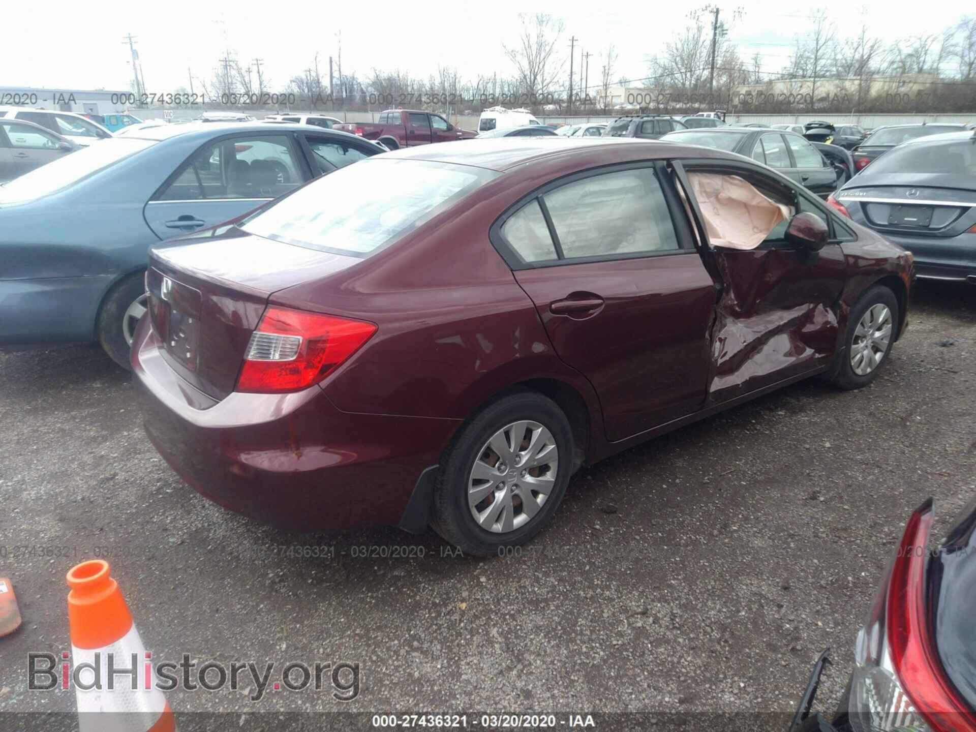 2012 HONDA CIVIC - VIN: 19XFB2F5XCE065713 - Фото 4