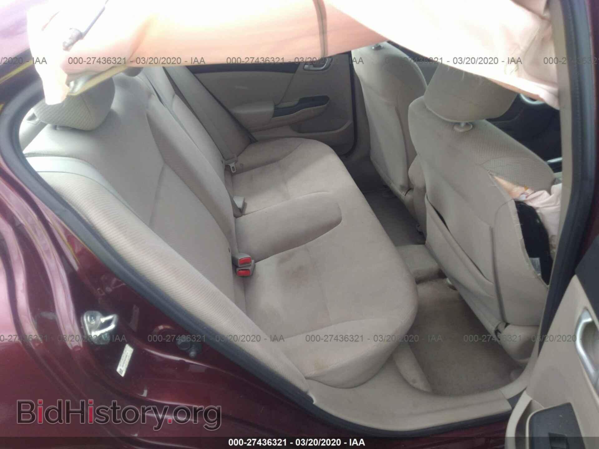 2012 HONDA CIVIC - VIN: 19XFB2F5XCE065713 - Фото 8